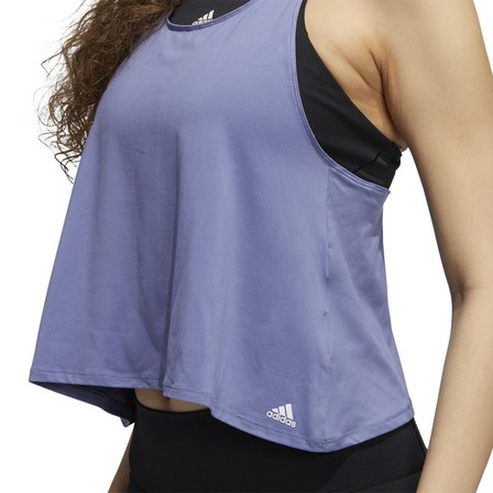 Women Yoga Tank Top, Lilac, A901_ONE, large image number 3