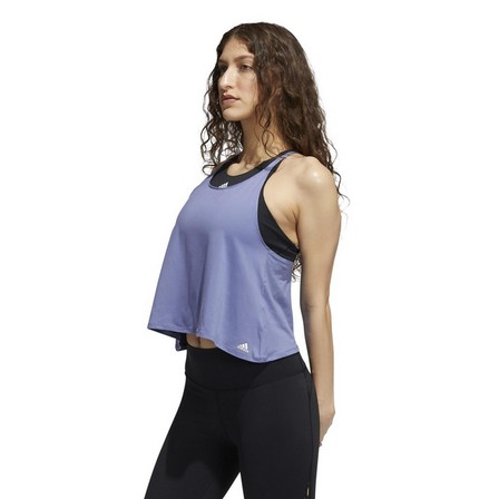 Women Yoga Tank Top, Lilac, A901_ONE, large image number 5