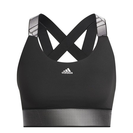 Women Believe This Medium-Support Workout Bra, Black, A901_ONE, large image number 2