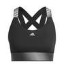 Women Believe This Medium-Support Workout Bra, Black, A901_ONE, thumbnail image number 2