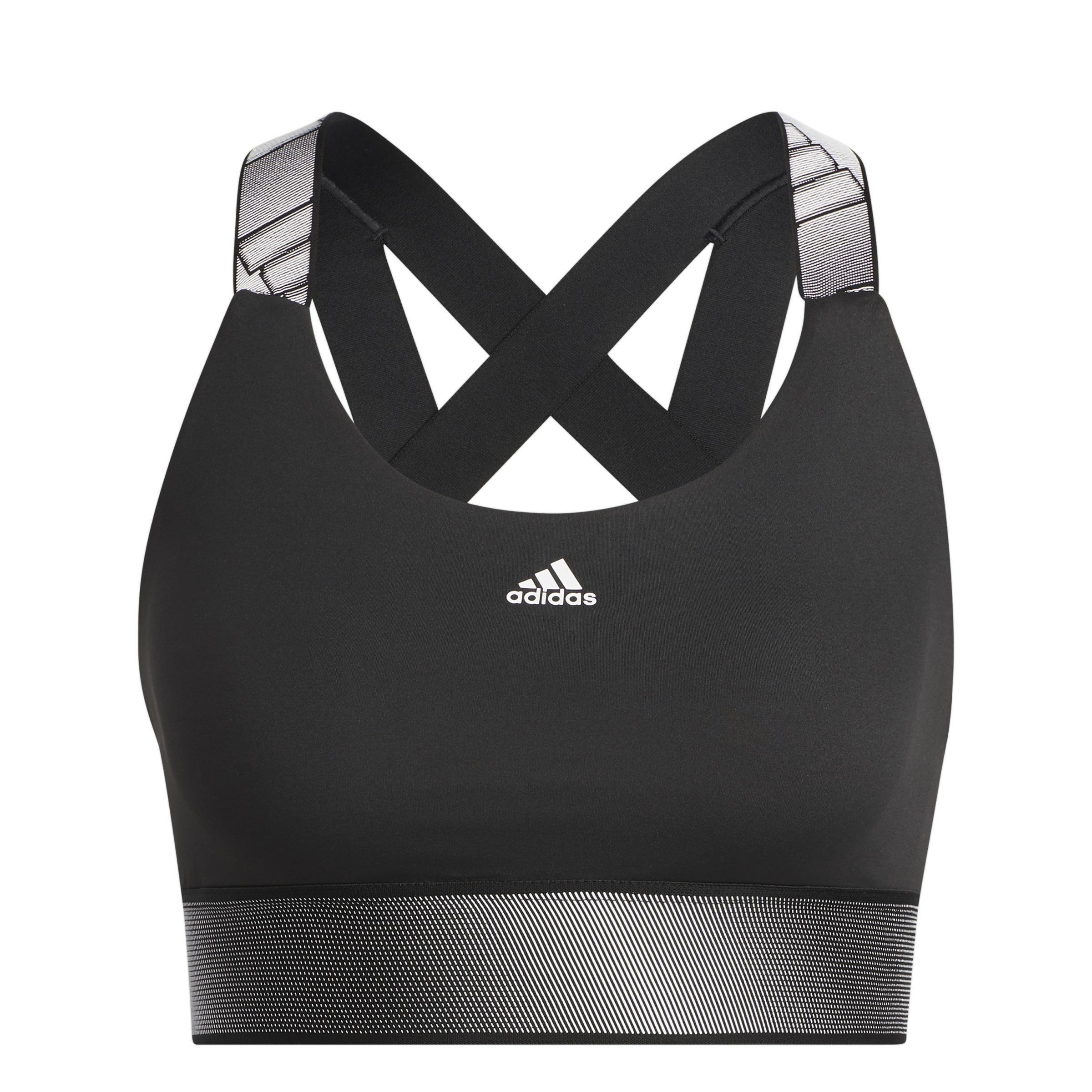 Believe This Medium-Support Workout Bra, Black, A901_ONE, large image number 2