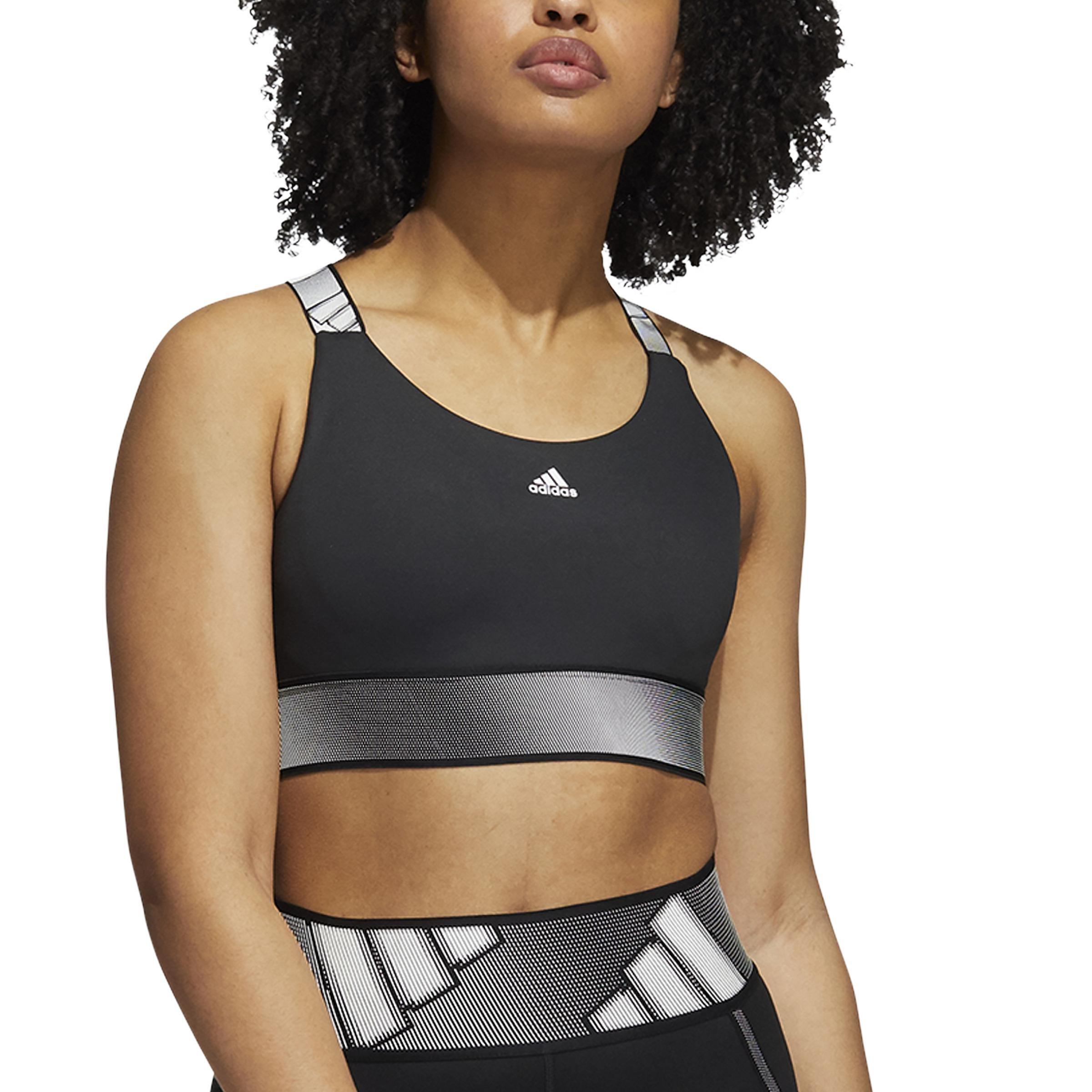 Believe This Medium-Support Workout Bra, Black, A901_ONE, large image number 3