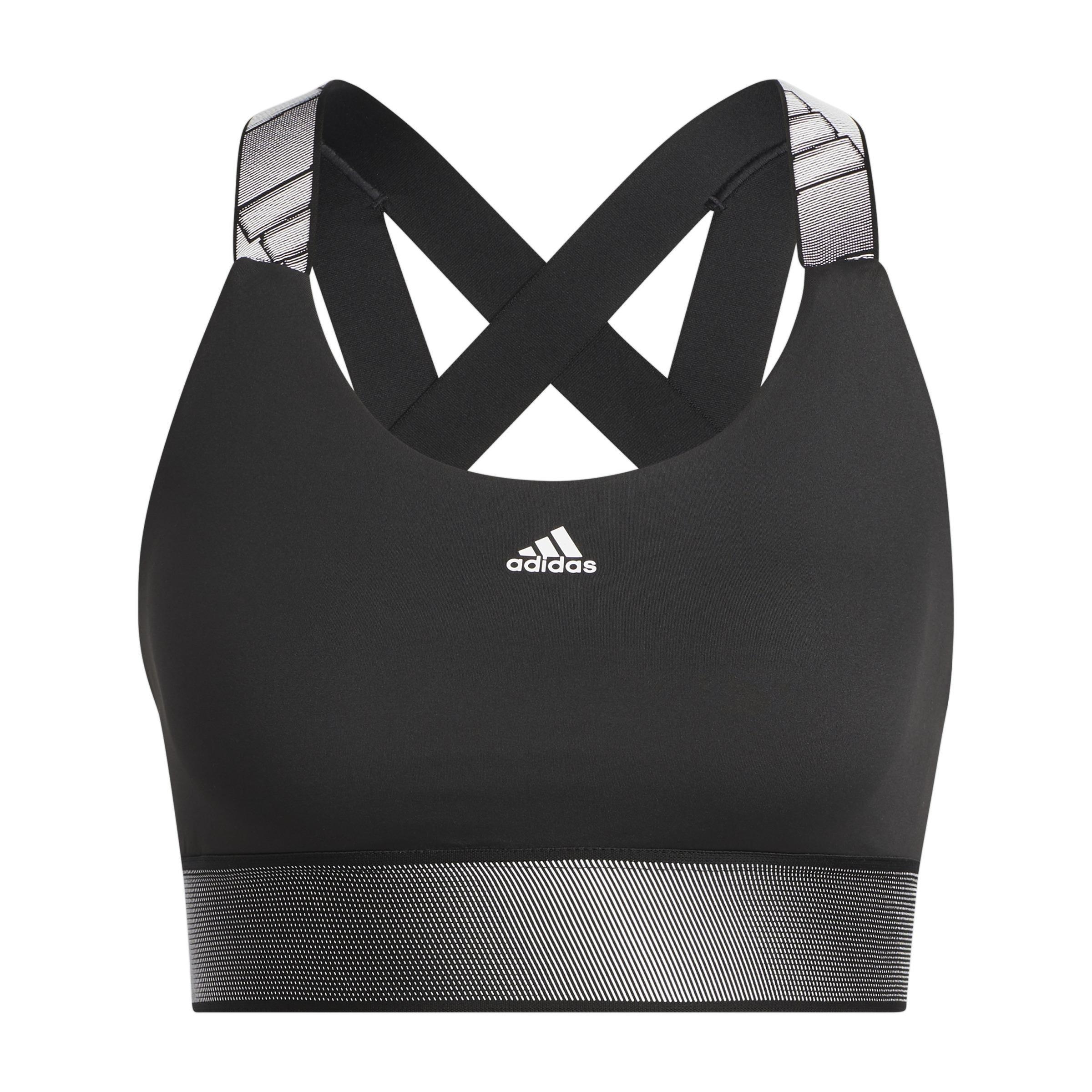 Believe This Medium-Support Workout Bra, Black, A901_ONE, large image number 4