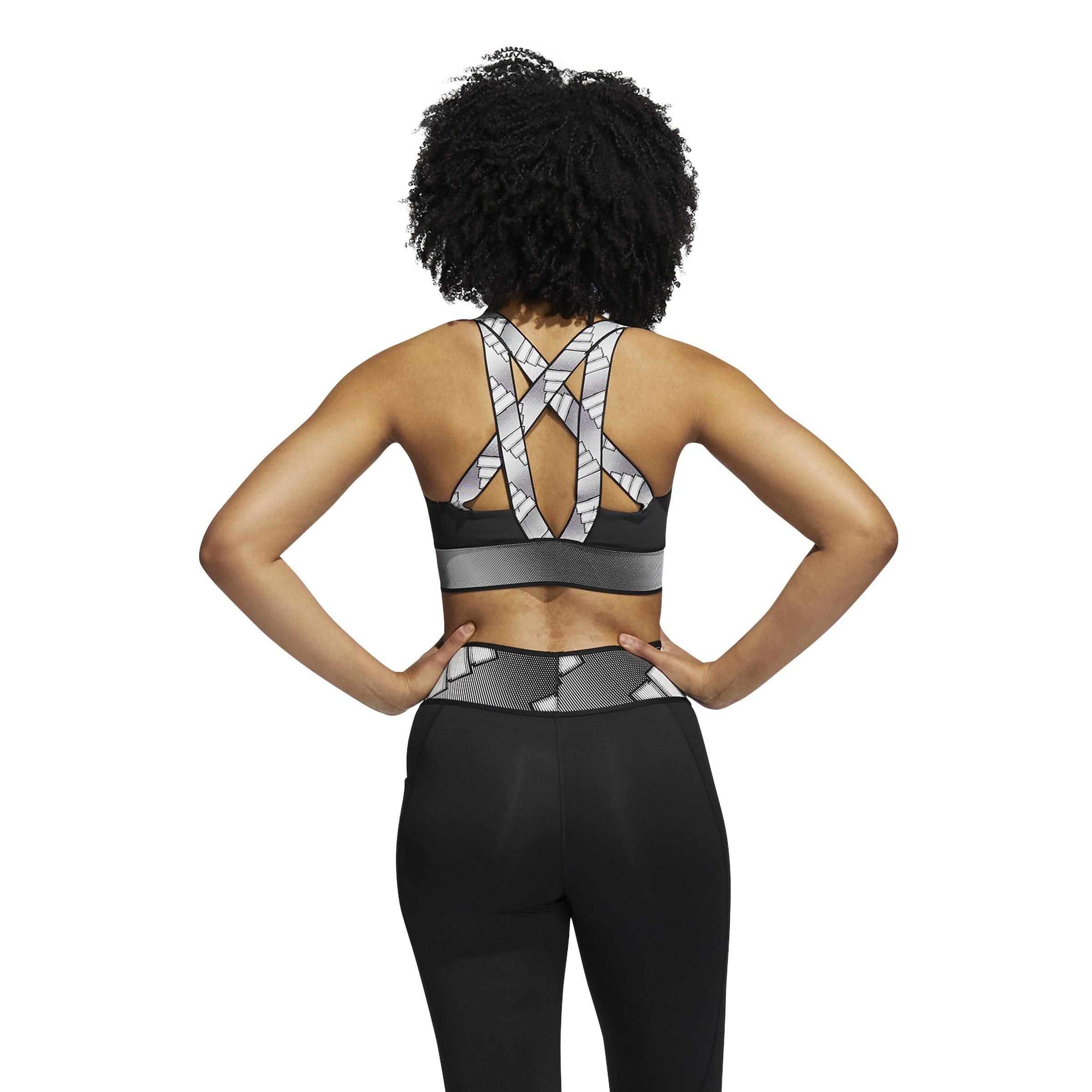 Believe This Medium-Support Workout Bra, Black, A901_ONE, large image number 5