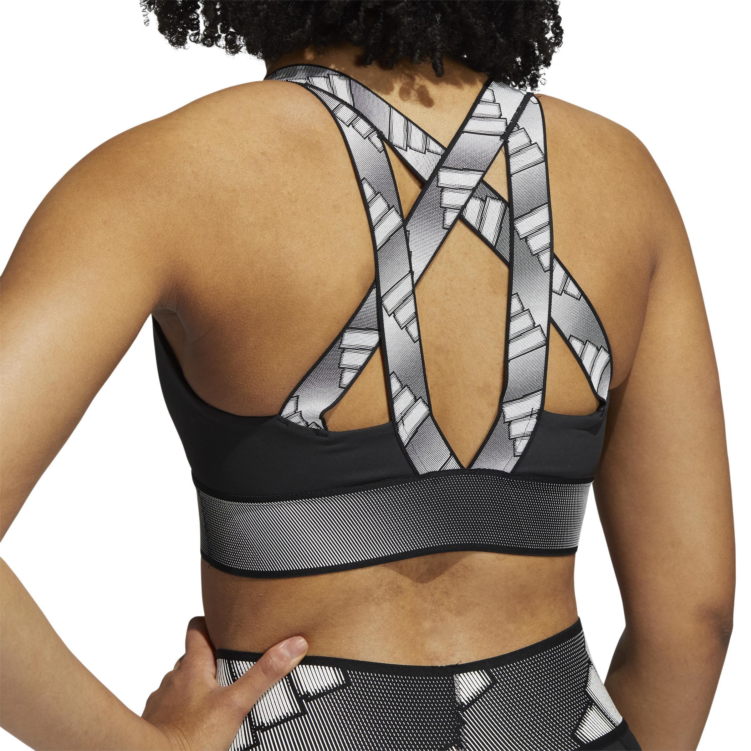 Believe This Medium-Support Workout Bra, Black, A901_ONE, large image number 6