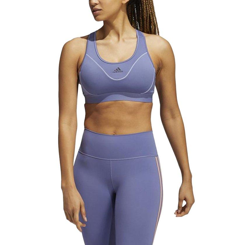 Believe This Medium-Support Reflective Bra, Purple, A901_ONE, large image number 0