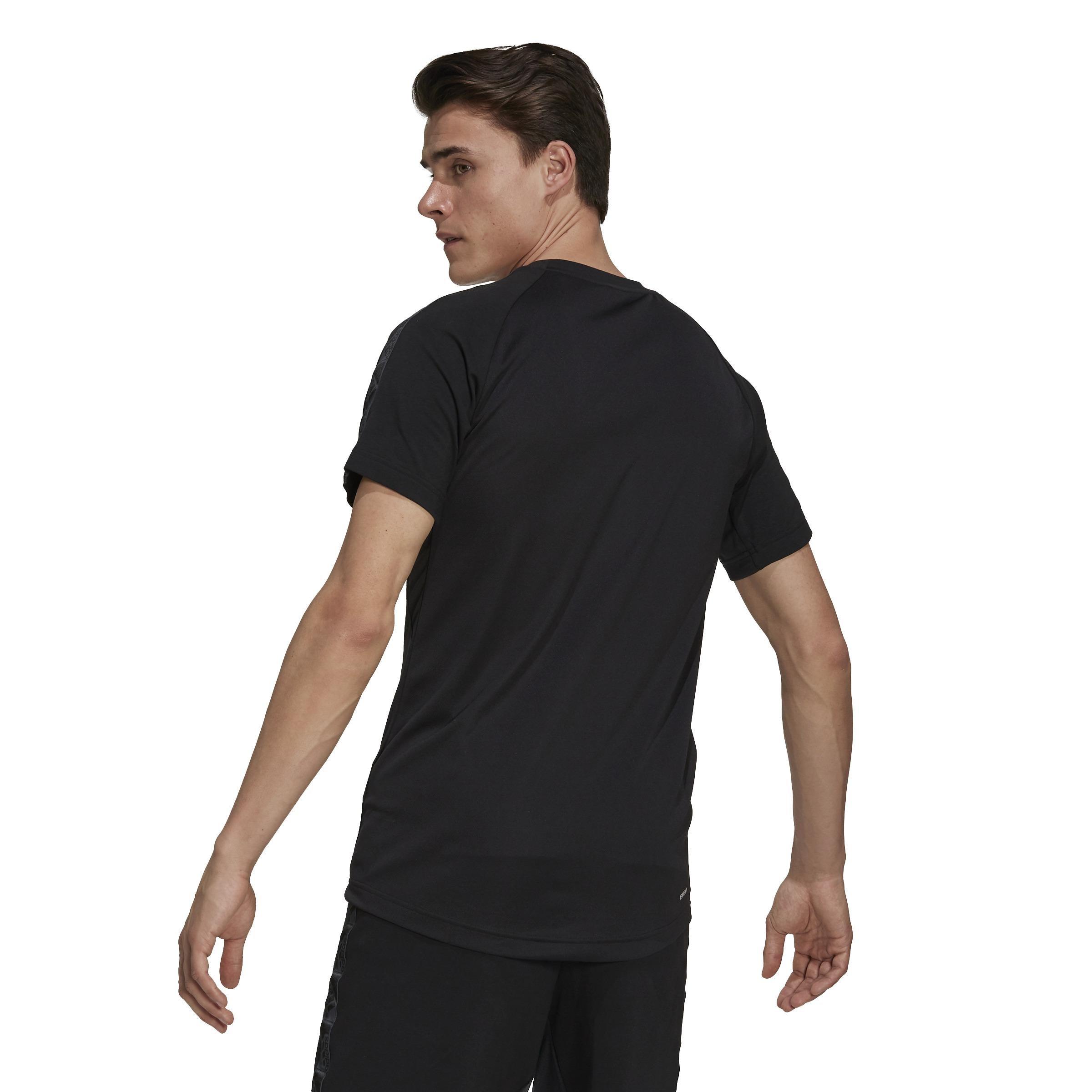 AEROREADY Designed to Move Sport Motion Logo T-Shirt, Black, , large image number 3