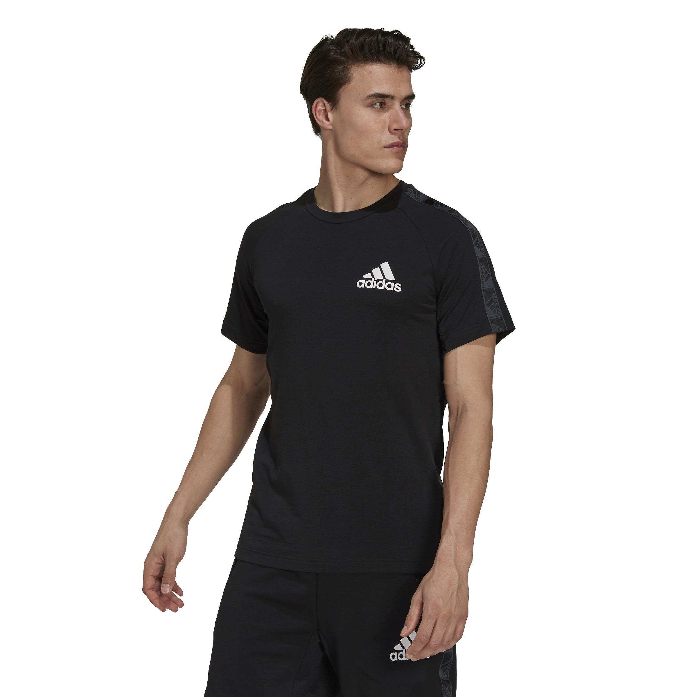 AEROREADY Designed to Move Sport Motion Logo T-Shirt, Black, , large image number 7