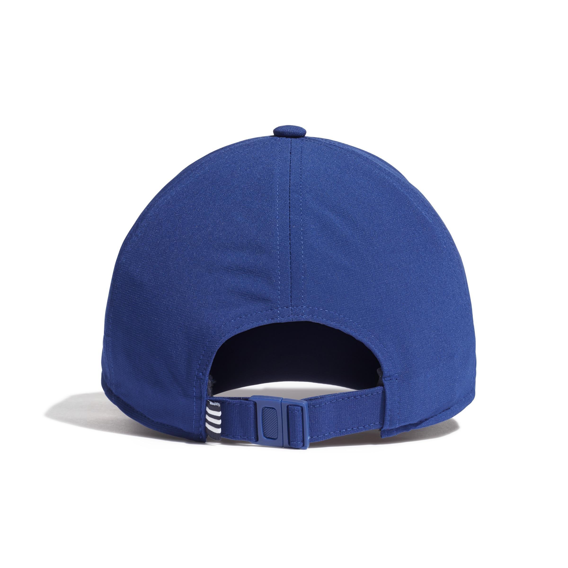 Unisex Aeroready 3-Stripes Baseball Cap, Blue, , large image number 2