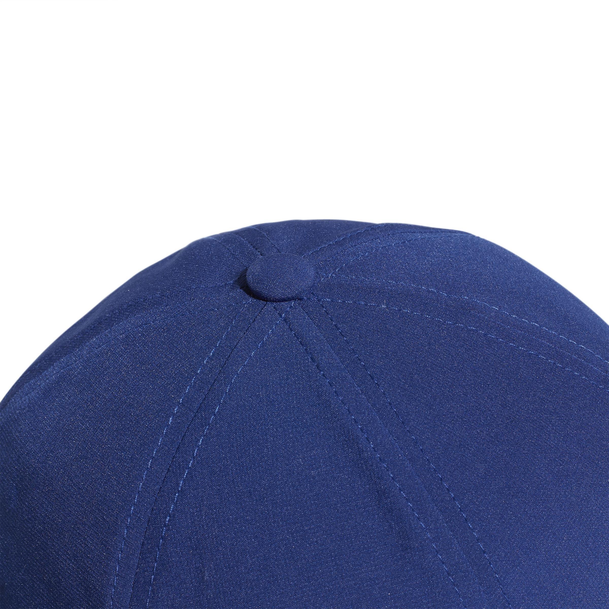 Unisex Aeroready 3-Stripes Baseball Cap, Blue, A901_ONE, large image number 3