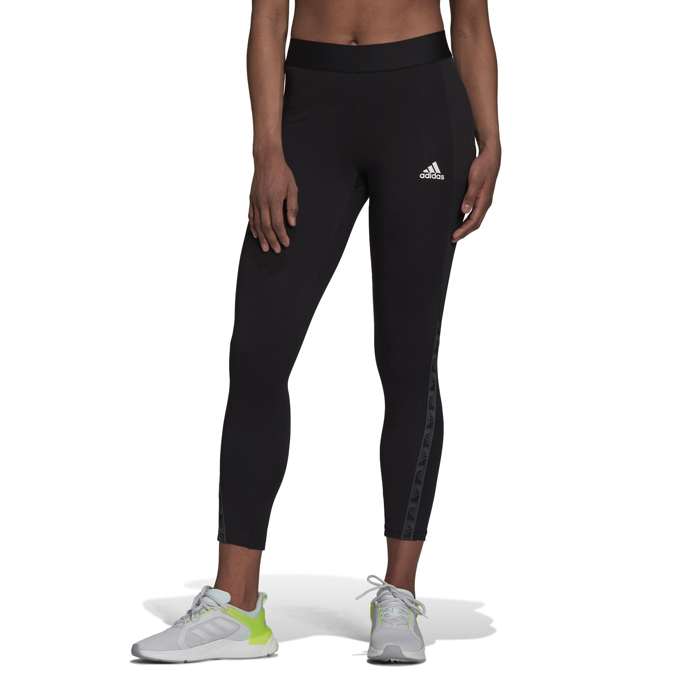 AEROREADY Designed 2 Move Cotton Touch 7/8 Leggings, Black, A901_ONE, large image number 5