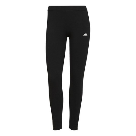 Women Essentials Fitted 3-Stripes 7/8 Leggings, Black, A901_ONE, large image number 1
