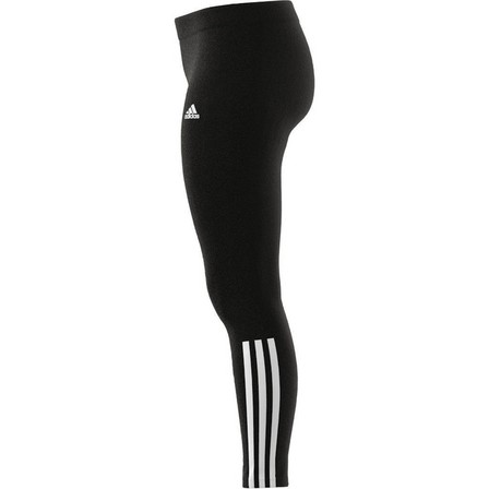 Women Essentials Fitted 3-Stripes 7/8 Leggings, Black, A901_ONE, large image number 6
