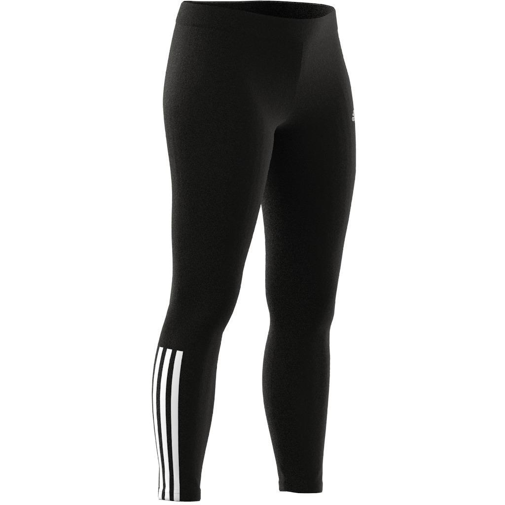 Essentials Fitted 3-Stripes 7/8 Leggings, Black, A901_ONE, large image number 11