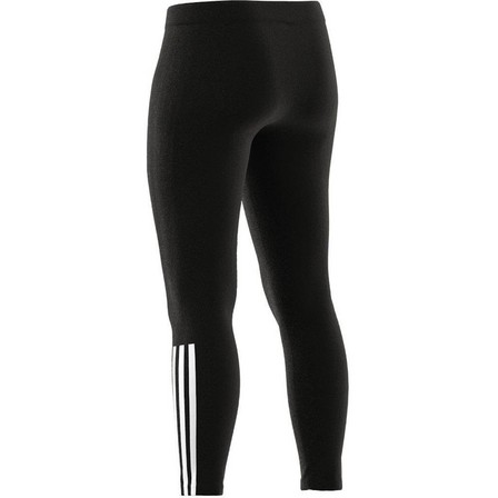 Women Essentials Fitted 3-Stripes 7/8 Leggings, Black, A901_ONE, large image number 12