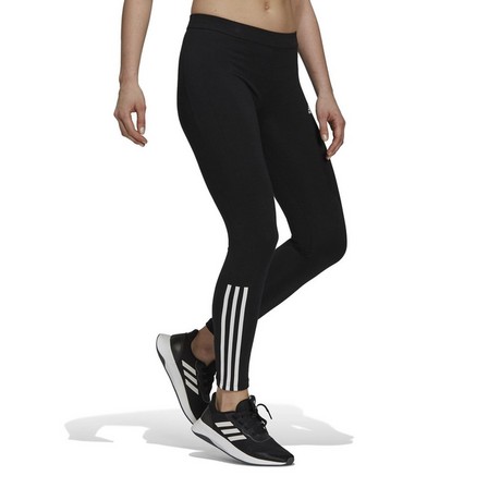 Women Essentials Fitted 3-Stripes 7/8 Leggings, Black, A901_ONE, large image number 14