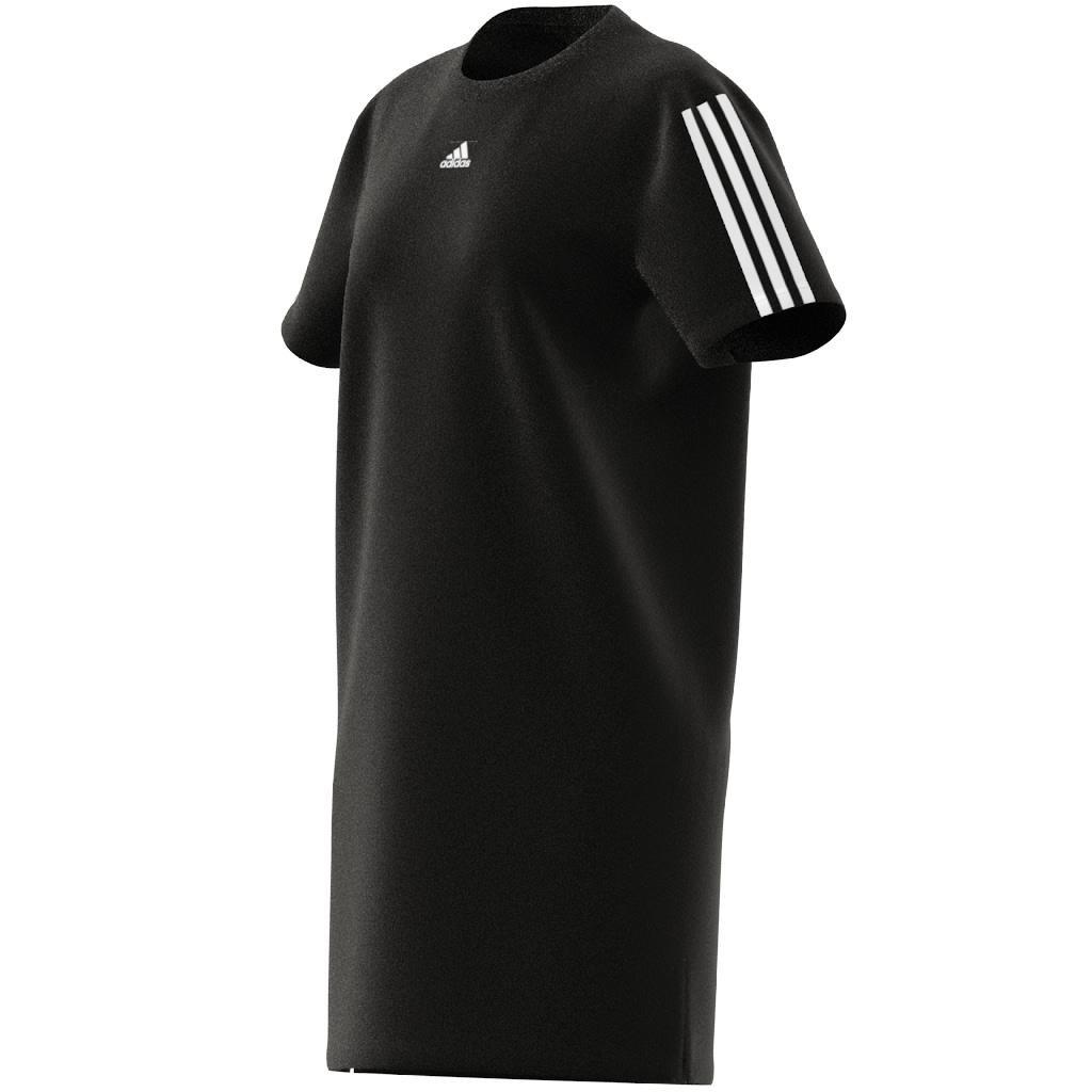 Essentials Loose 3-Stripes Dress, Black, , large image number 5