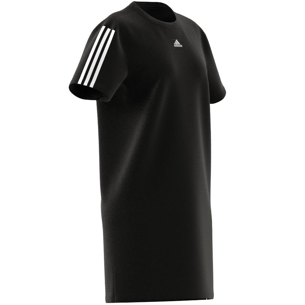 Essentials Loose 3-Stripes Dress, Black, , large image number 6