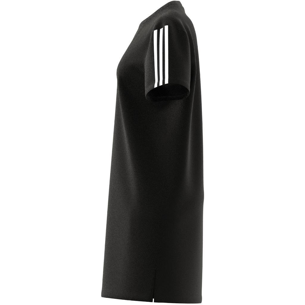 Essentials Loose 3-Stripes Dress, Black, , large image number 8