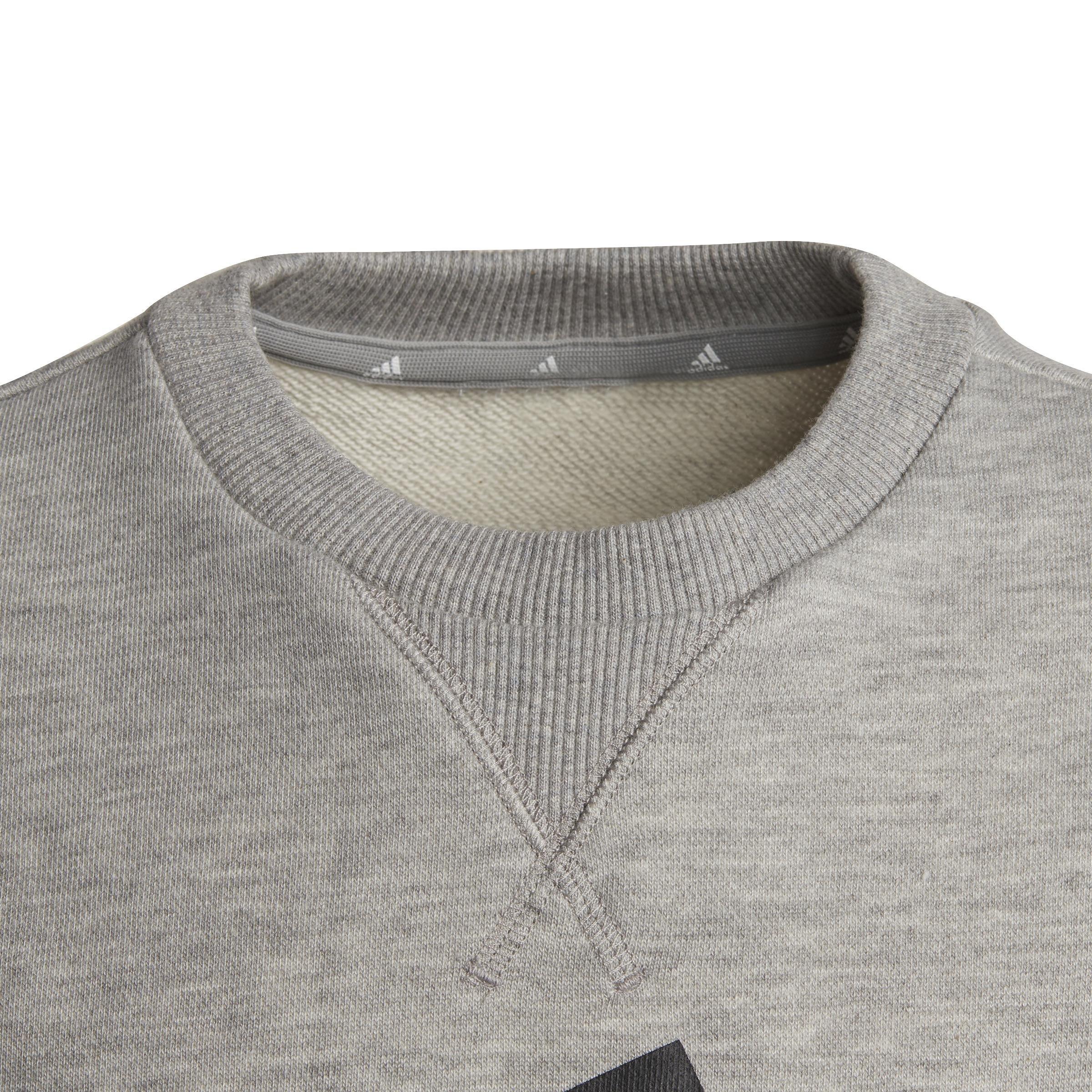 Kids Essentials Sweatshirt, Grey, A901_ONE, large image number 3