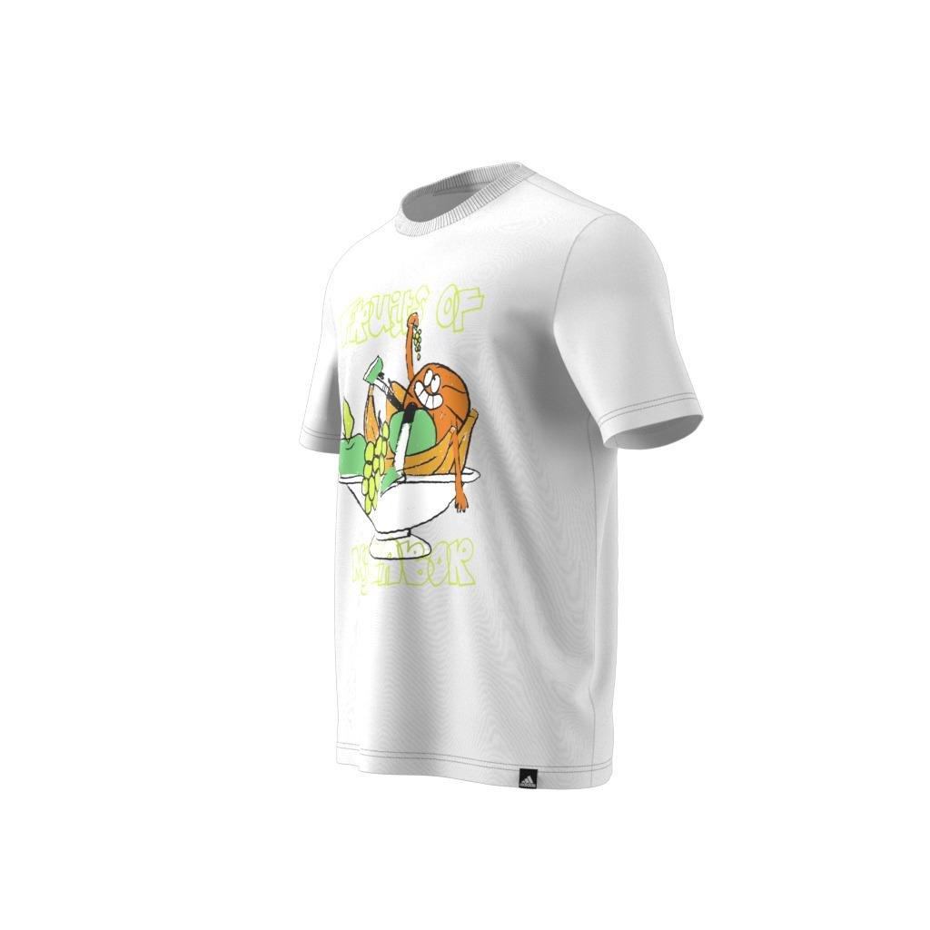 Lil Stripe Fruits Graphic T-Shirt, White, , large image number 5