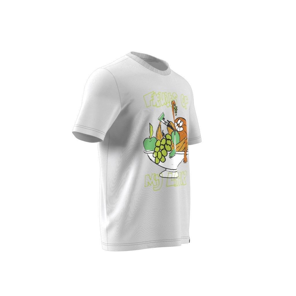 Lil Stripe Fruits Graphic T-Shirt, White, , large image number 9