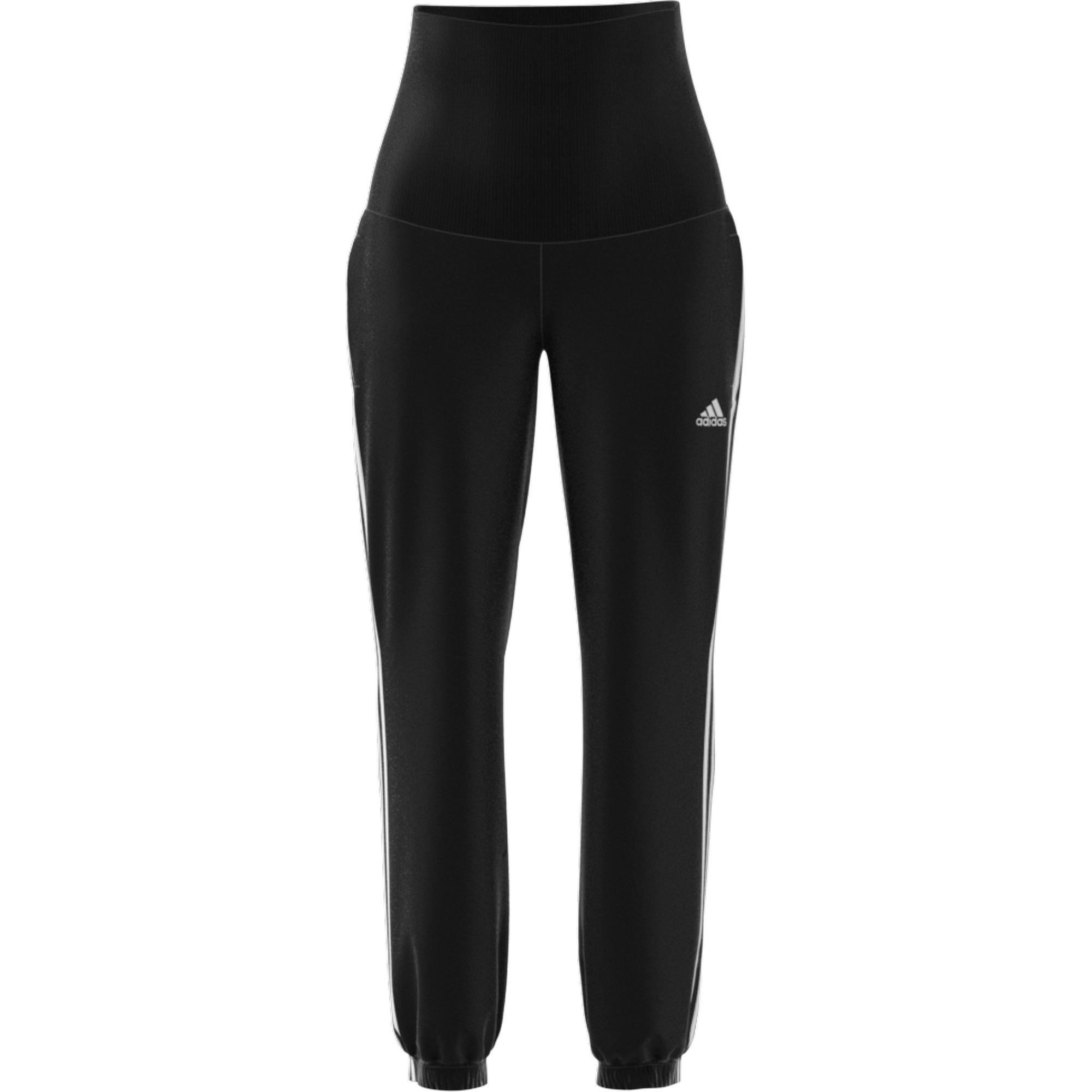 Cotton 3-Stripes Joggers (Maternity), Black, , large image number 2