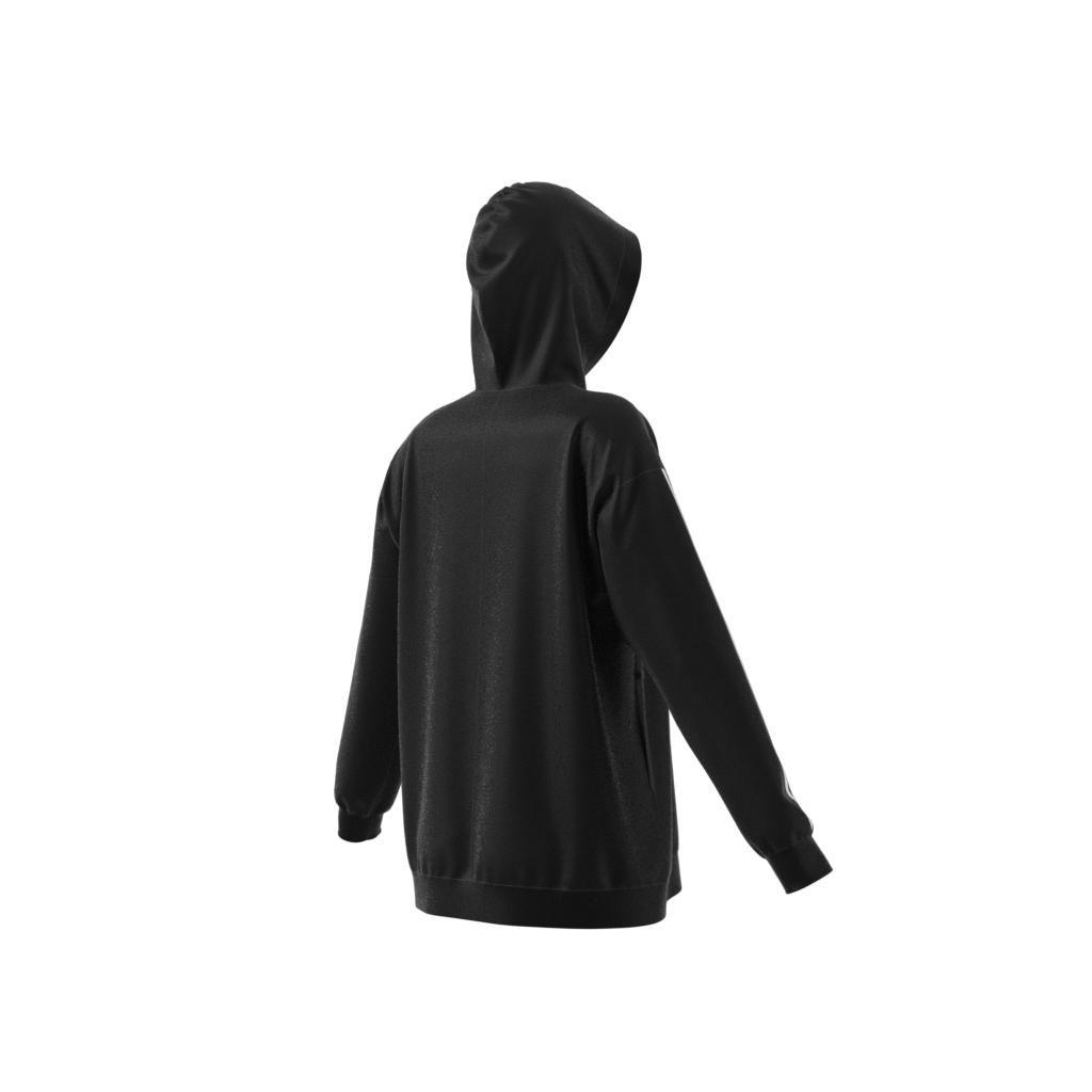 Maternity Essentials Cotton 3-Stripes Hoodie, Black, A901_ONE, large image number 8