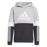 Kids Boys Adidas Colorblock Hoodie, Black, A901_ONE, thumbnail image number 0