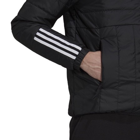 Men Itavic 3-Stripes Light Hooded Jacket, Black, A901_ONE, large image number 4