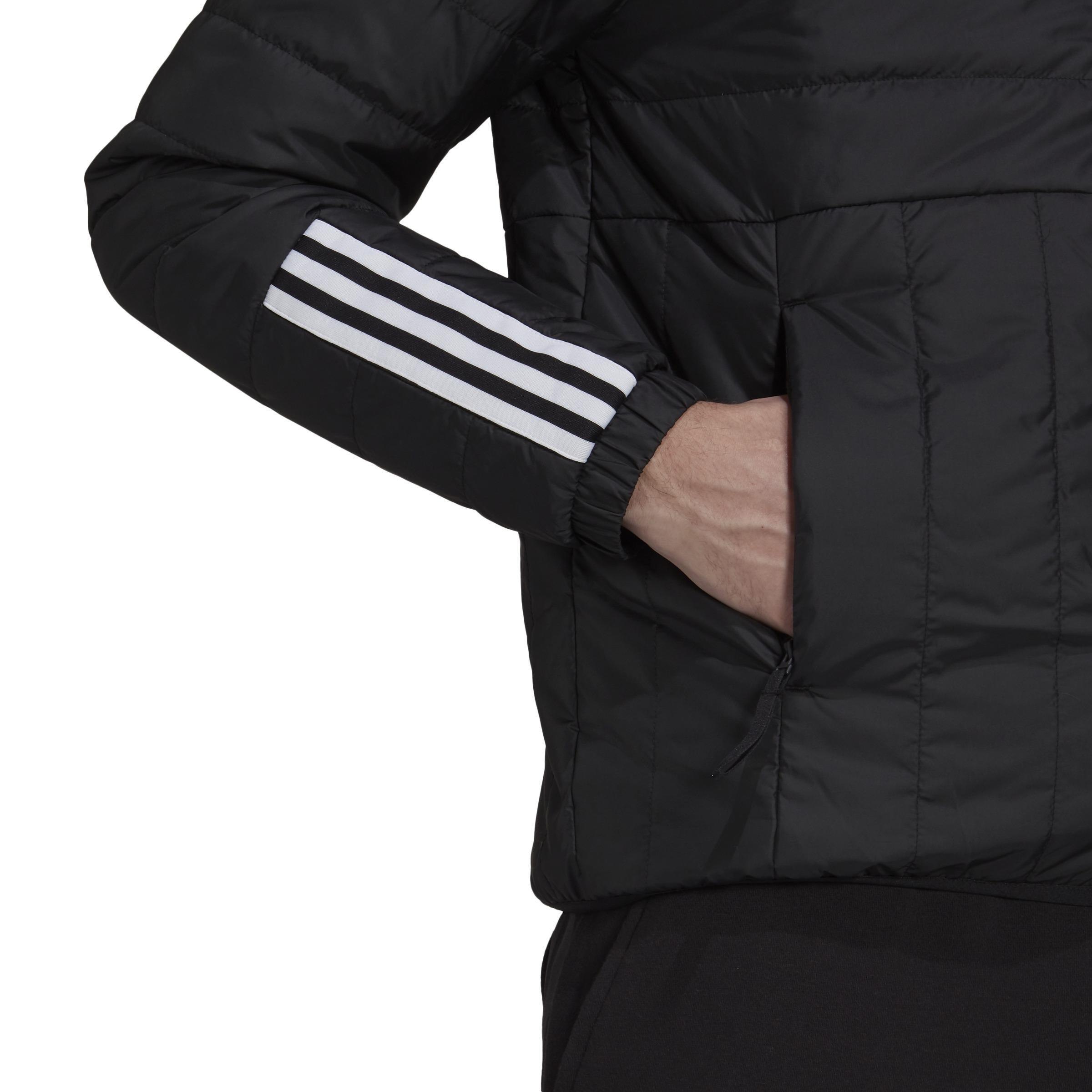 Itavic 3-Stripes Light Hooded Jacket, Black, A901_ONE, large image number 4