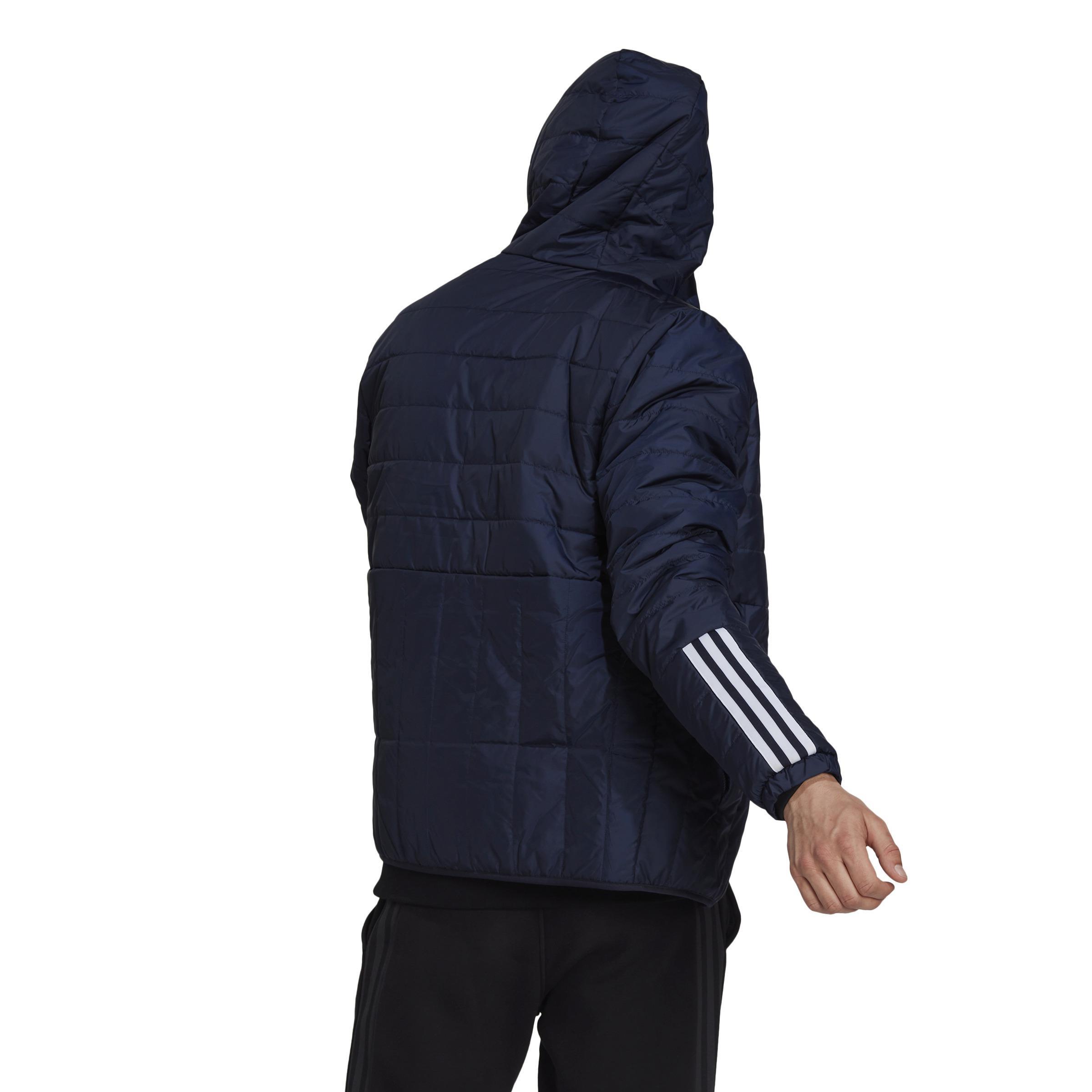 Itavic 3-Stripes Light Hooded Jacket, Blue, A901_ONE, large image number 6