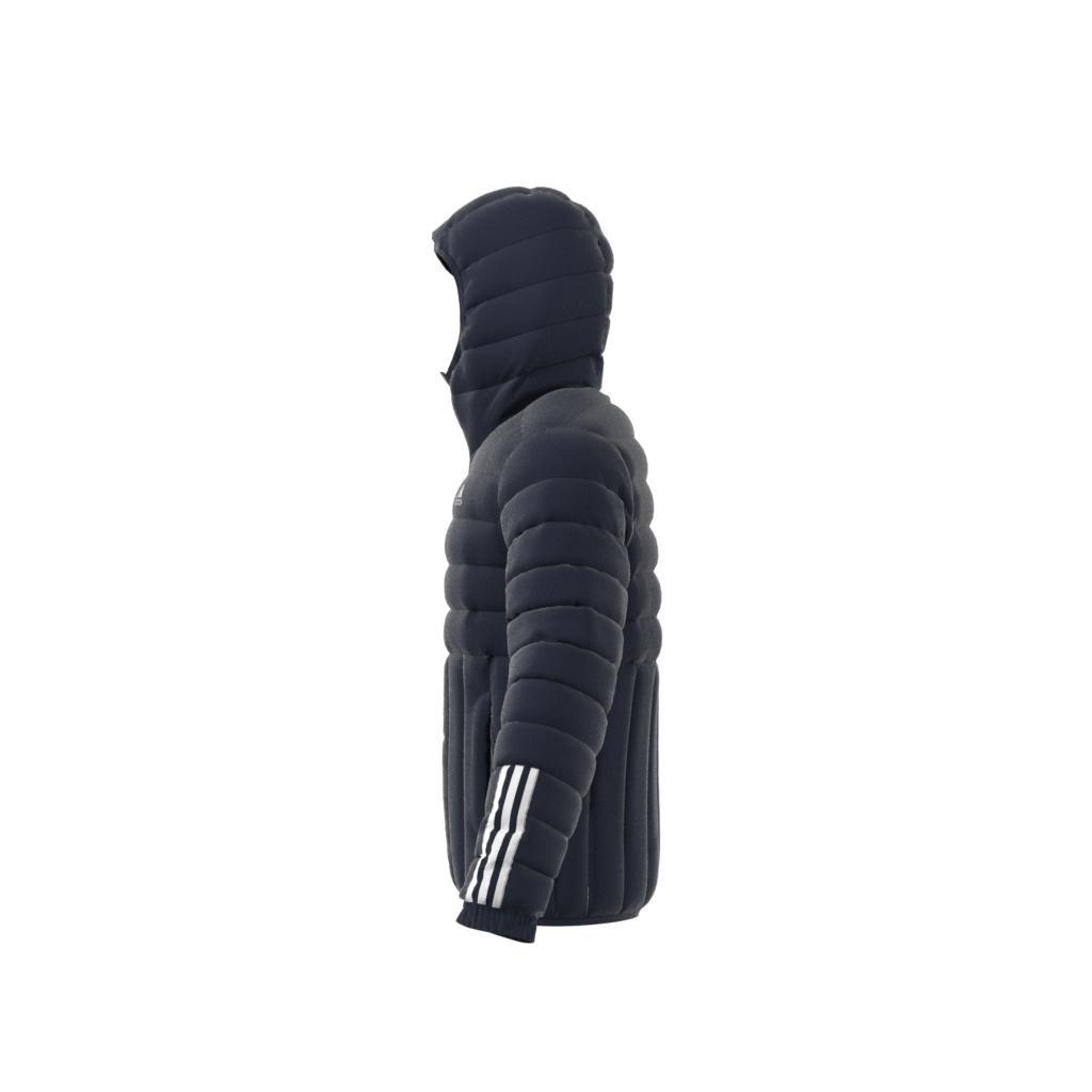 Itavic 3-Stripes Light Hooded Jacket, Blue, A901_ONE, large image number 12