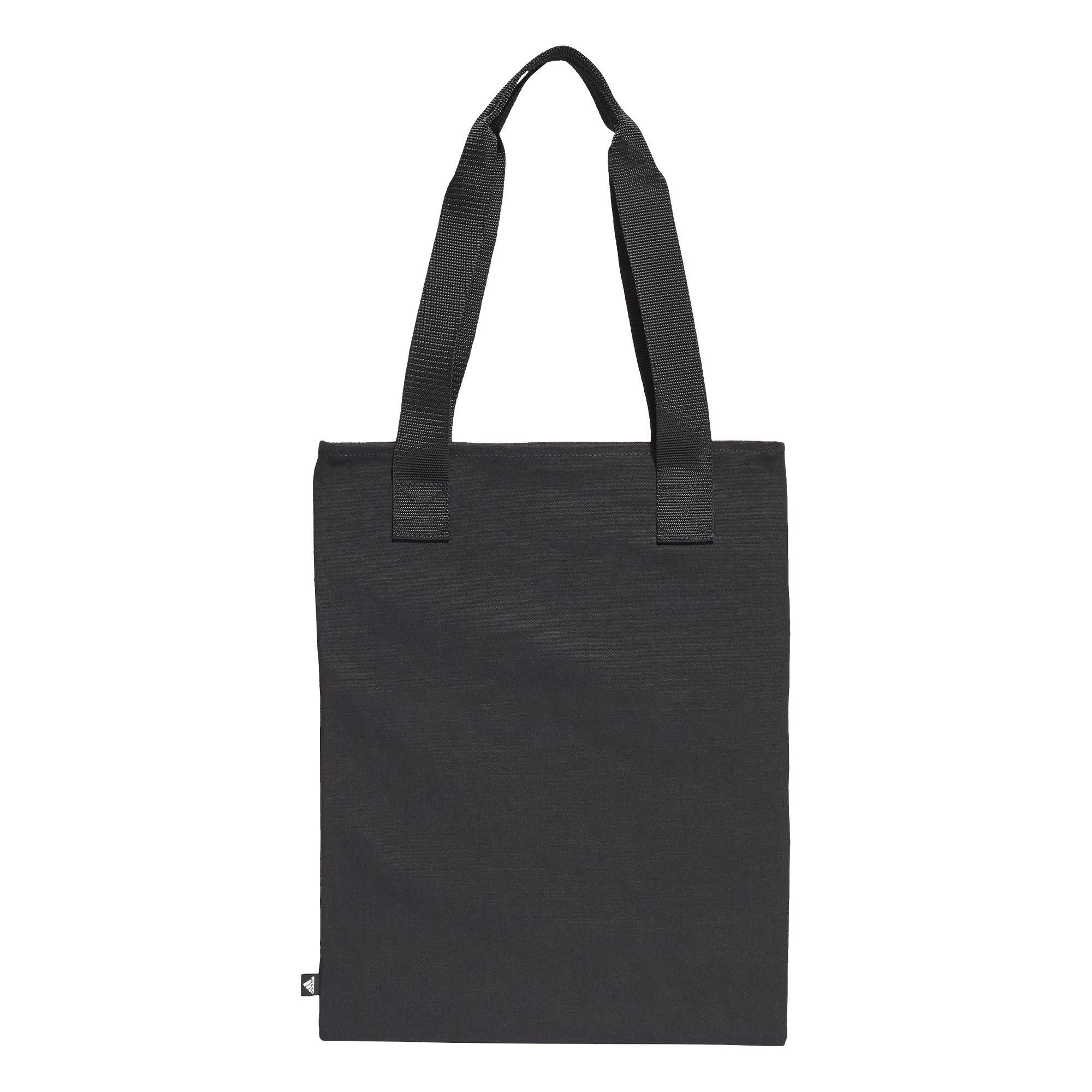 Unisex Canvas Shopper, Black, A901_ONE, large image number 1