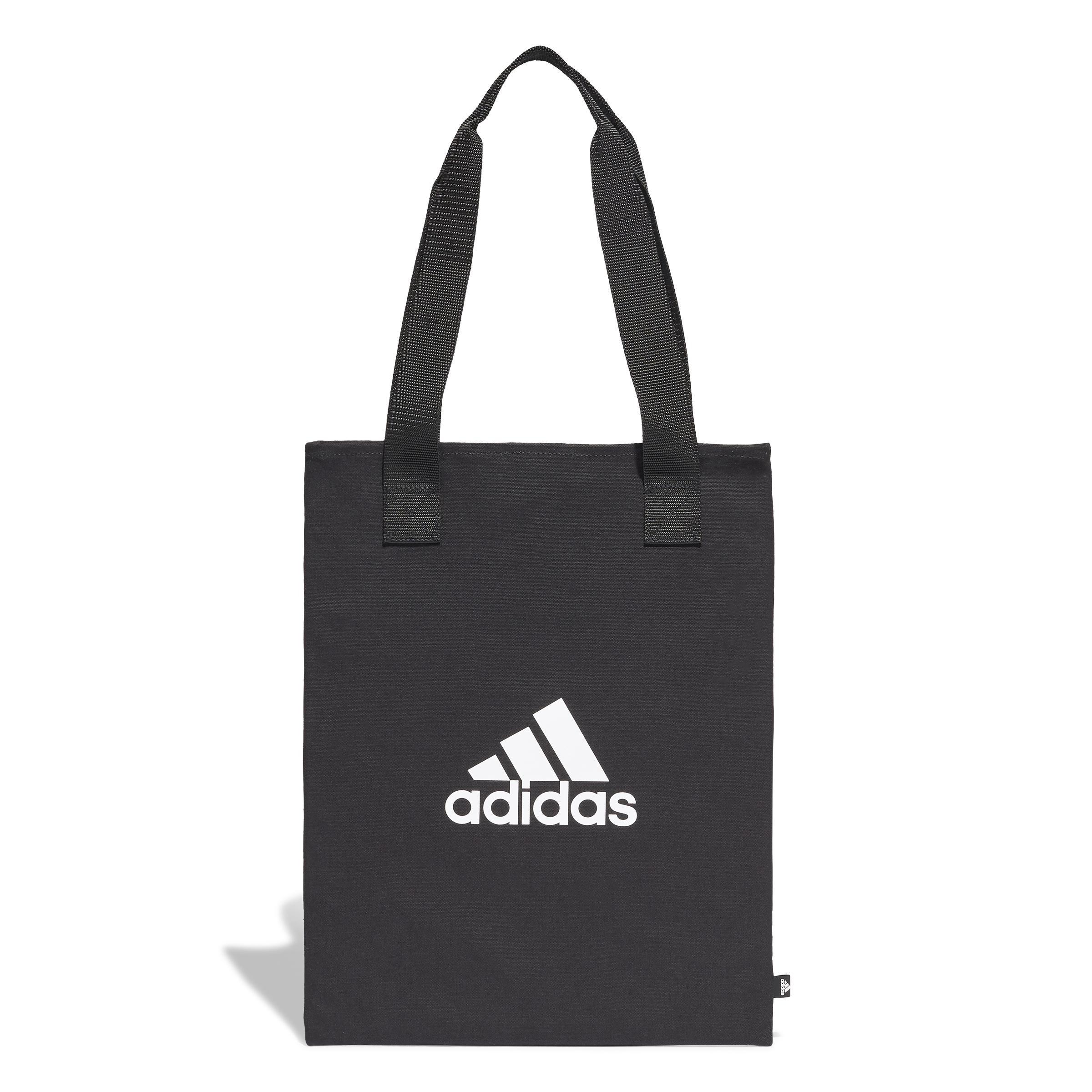 Unisex Canvas Shopper, Black, A901_ONE, large image number 2