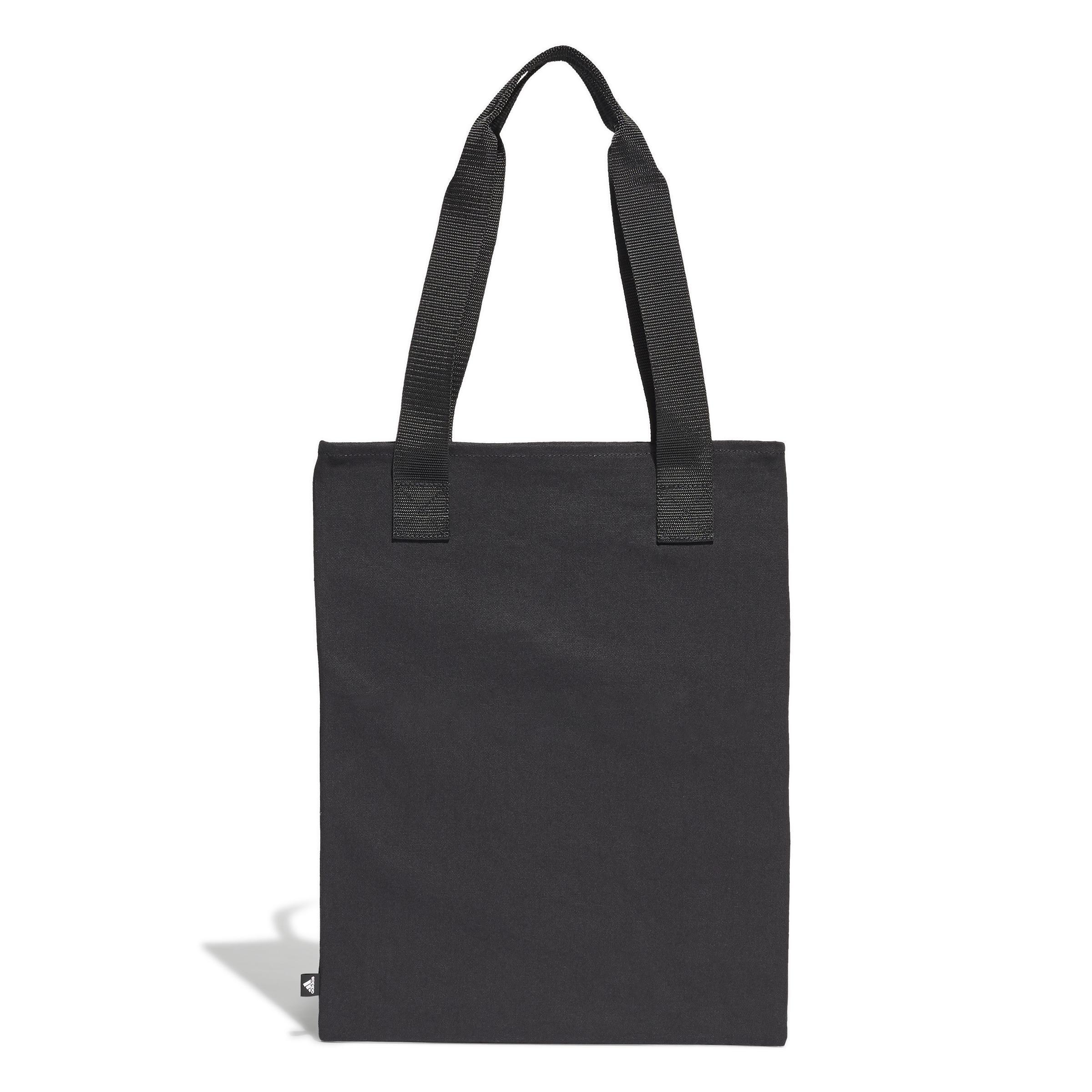 Unisex Canvas Shopper, Black, A901_ONE, large image number 9