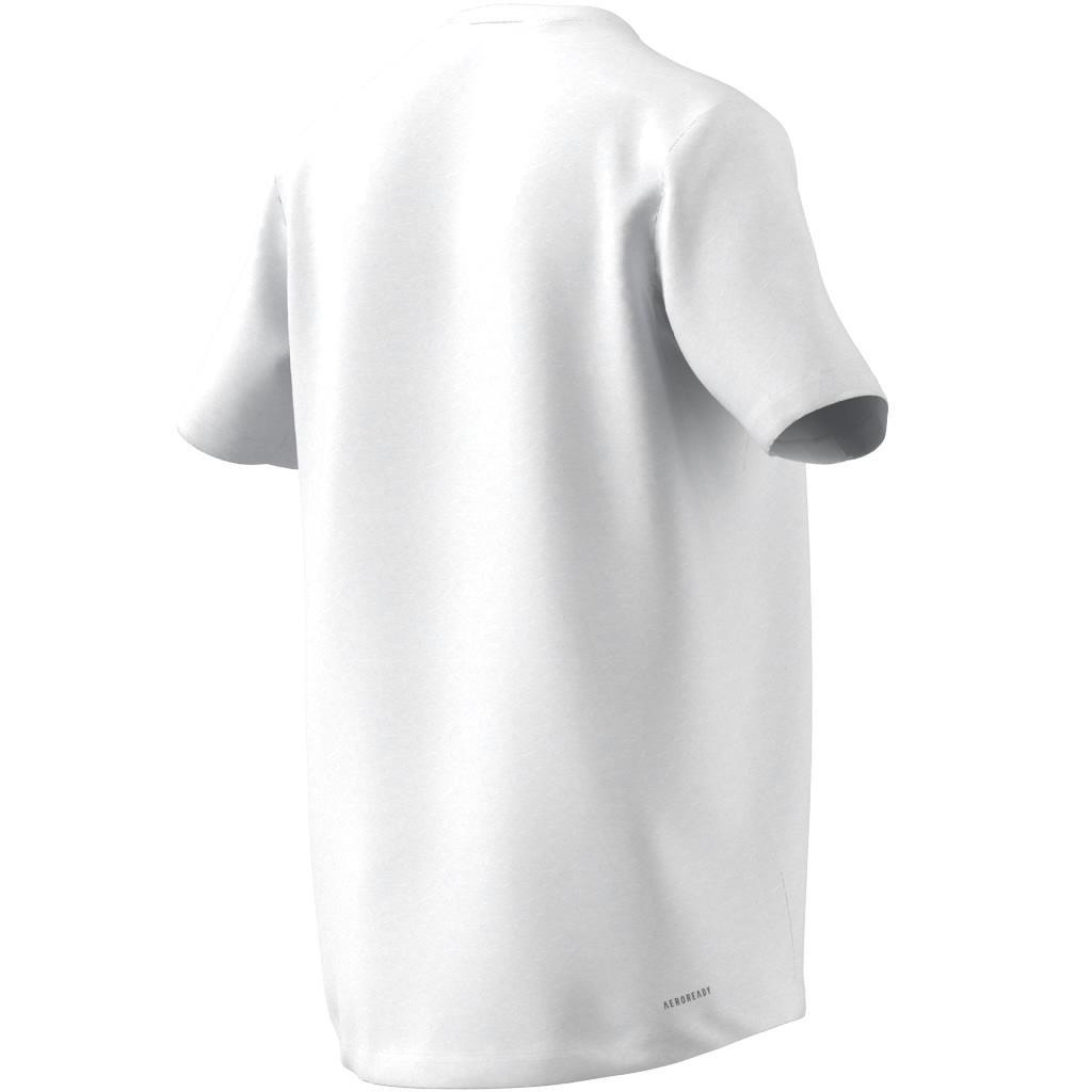 Men Aeroready Designed To Move Feelready Sport T-Shirt, White, A901_ONE, large image number 6