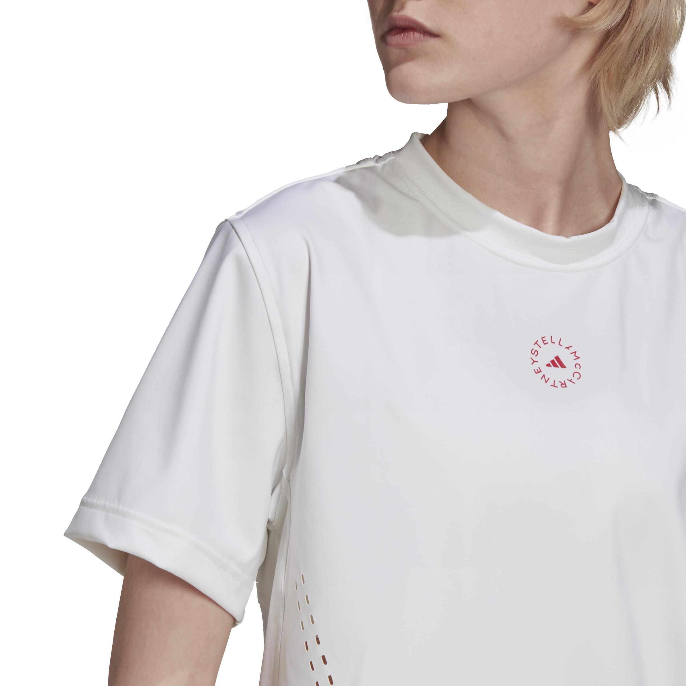 adidas by Stella McCartney TruePurpose Loose T-Shirt, White, A901_ONE, large image number 4