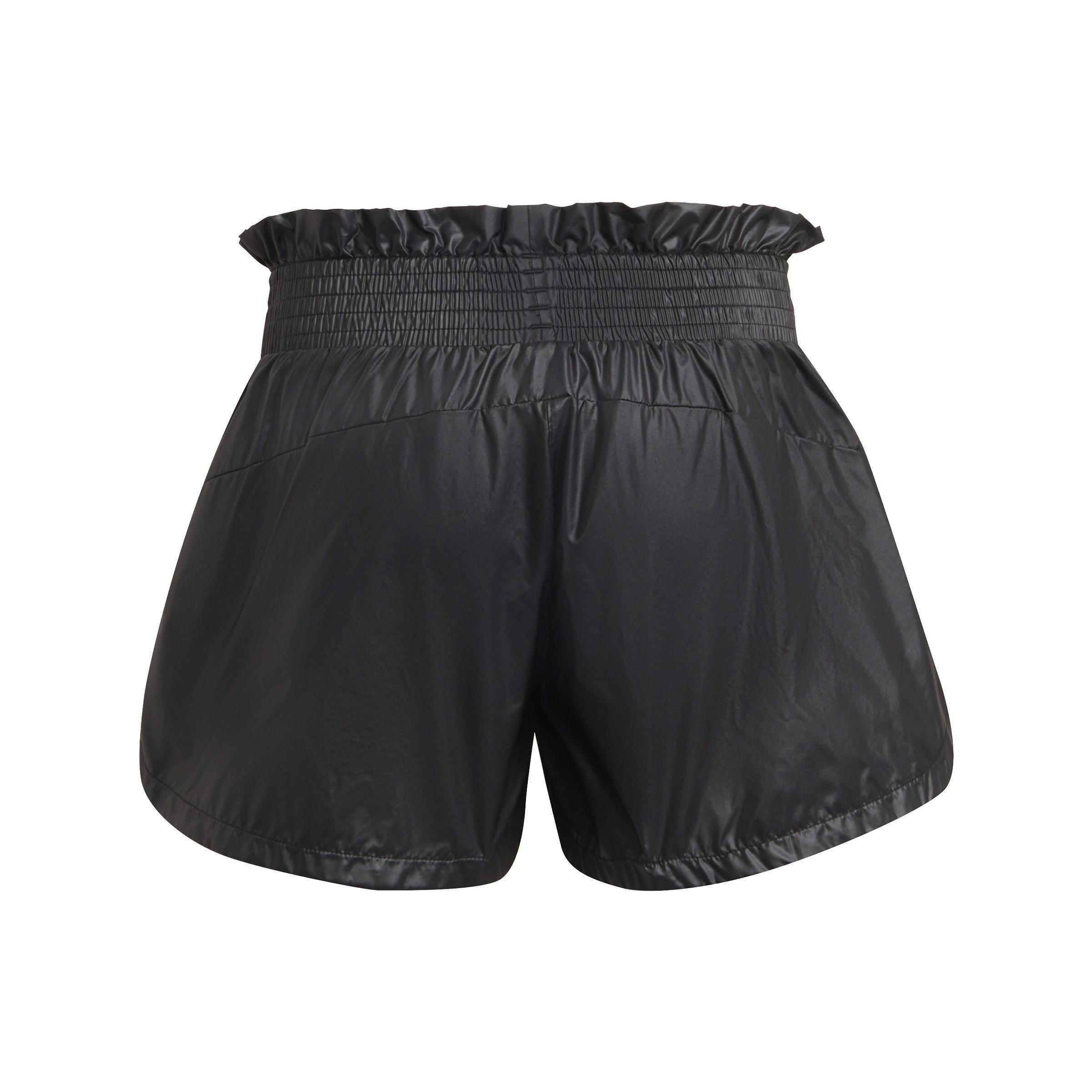 Kids Primegreen Dance Move Comfort Loose Shiny Shorts, Black, A901_ONE, large image number 2