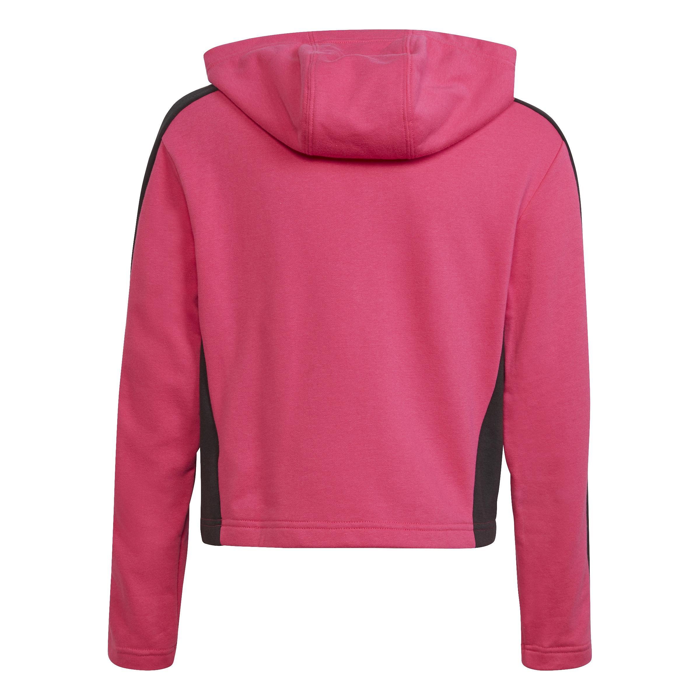 Kids Colorblock Crop Top Track Suit, Pink, , large image number 1
