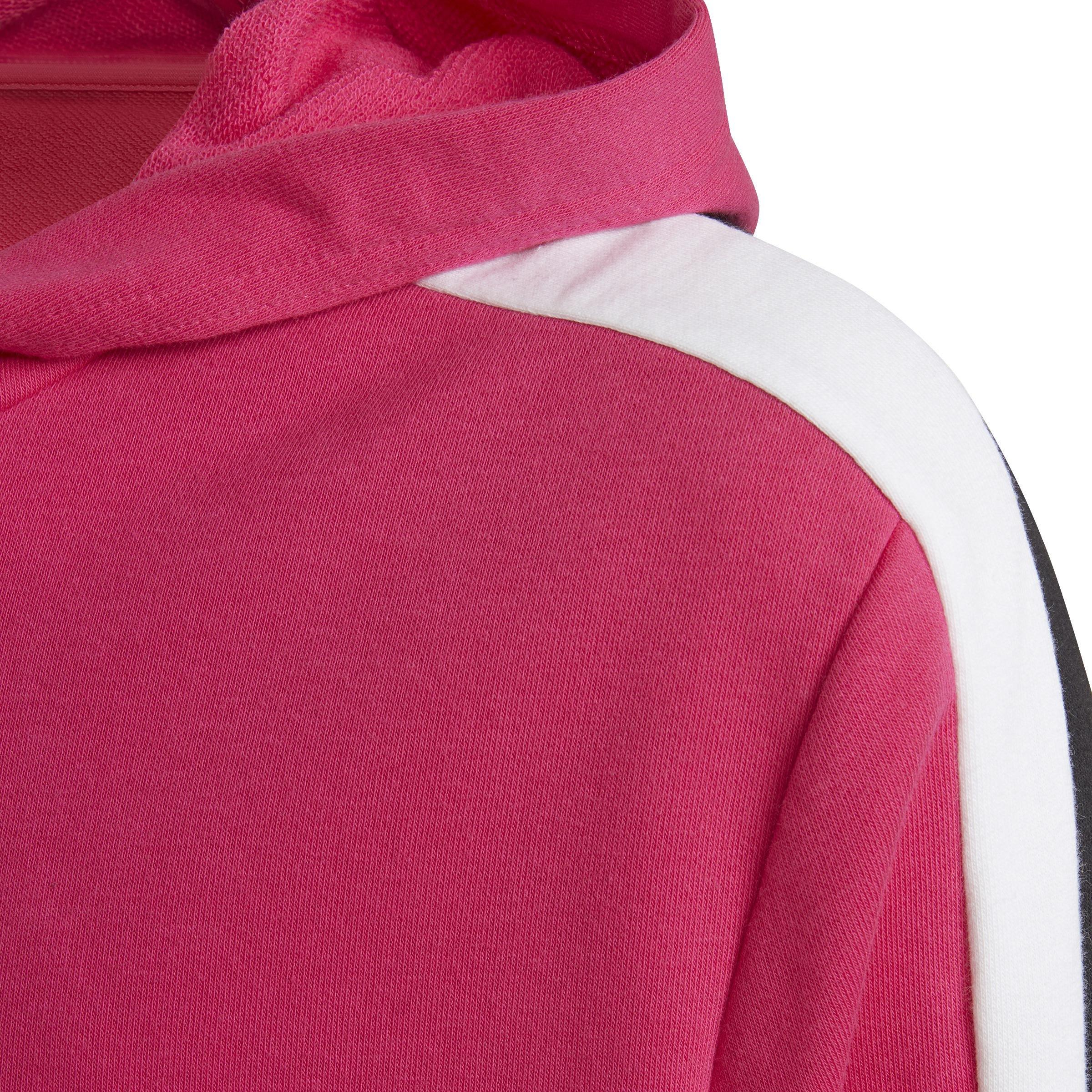 Kids Colorblock Crop Top Track Suit, Pink, , large image number 4