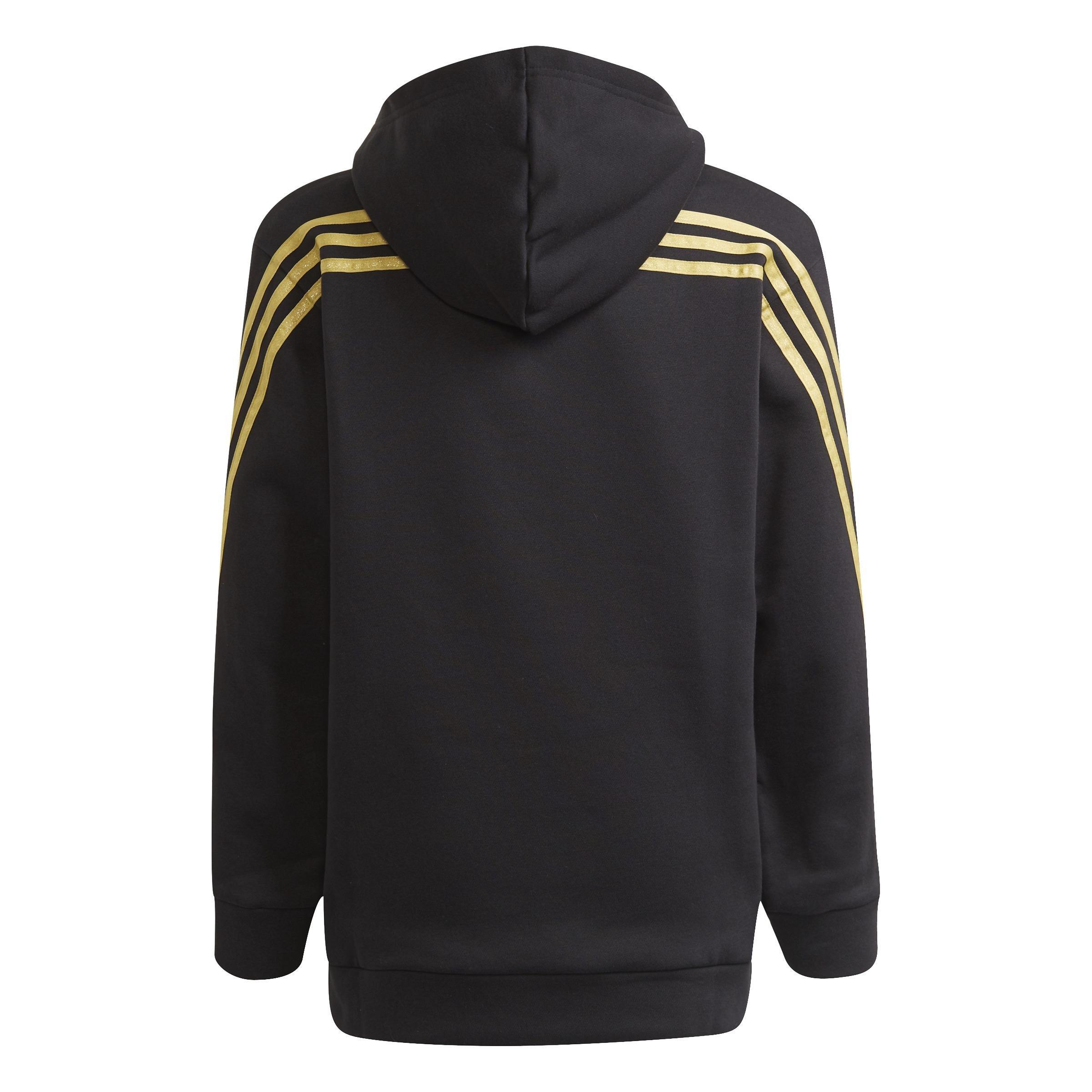 Kids Marimekko Primegreen 3-Stripes Hoodie, Black, , large image number 2