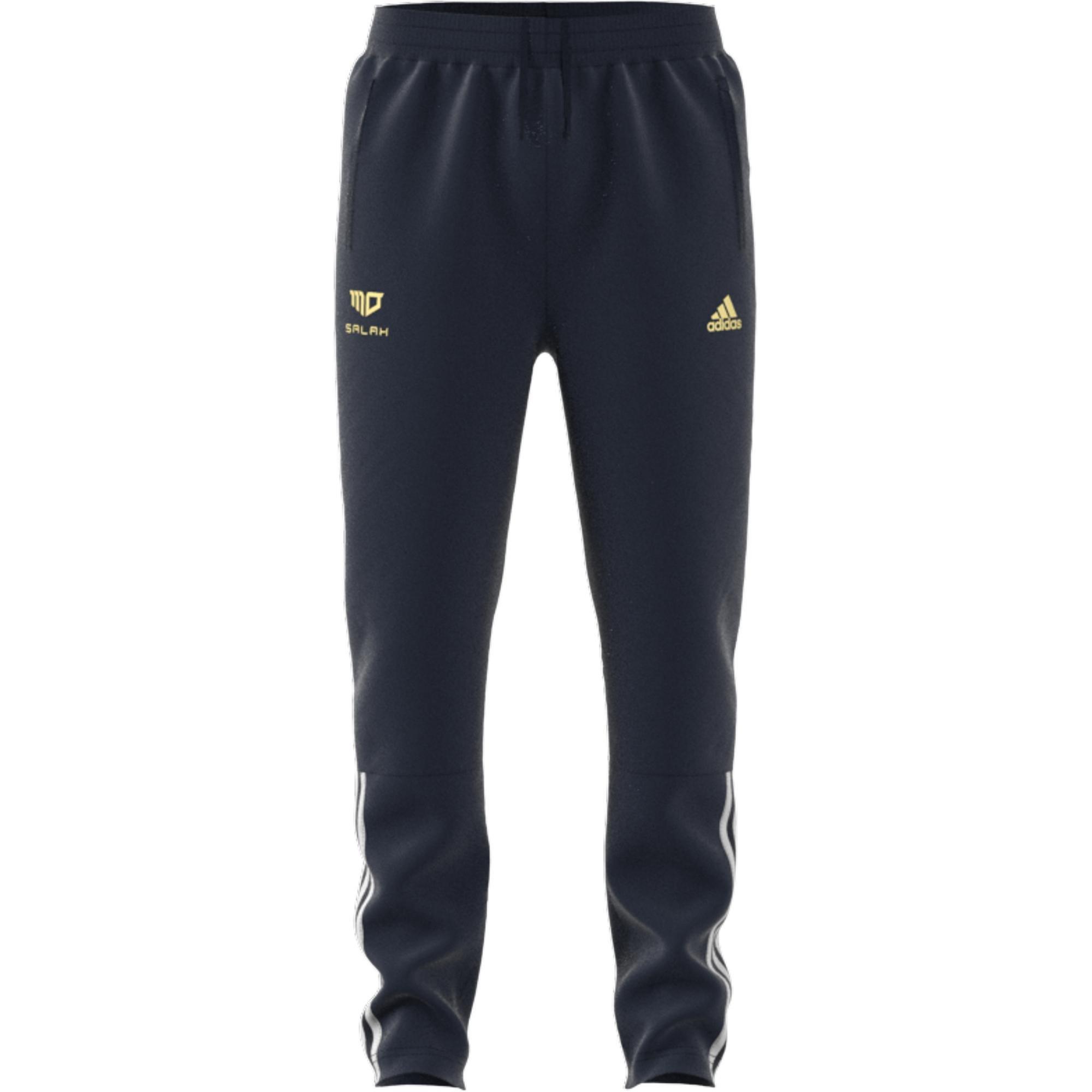 Kids Aeroready Salah Football-Inspired Tapered Joggers, Blue, A901_ONE, medium
