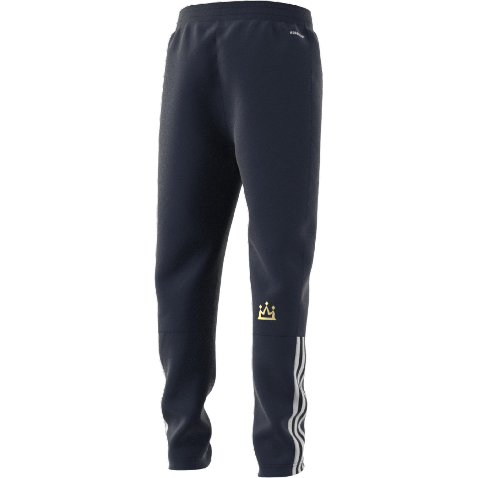 Kids Aeroready Salah Football-Inspired Tapered Joggers, Blue, A901_ONE, large image number 1