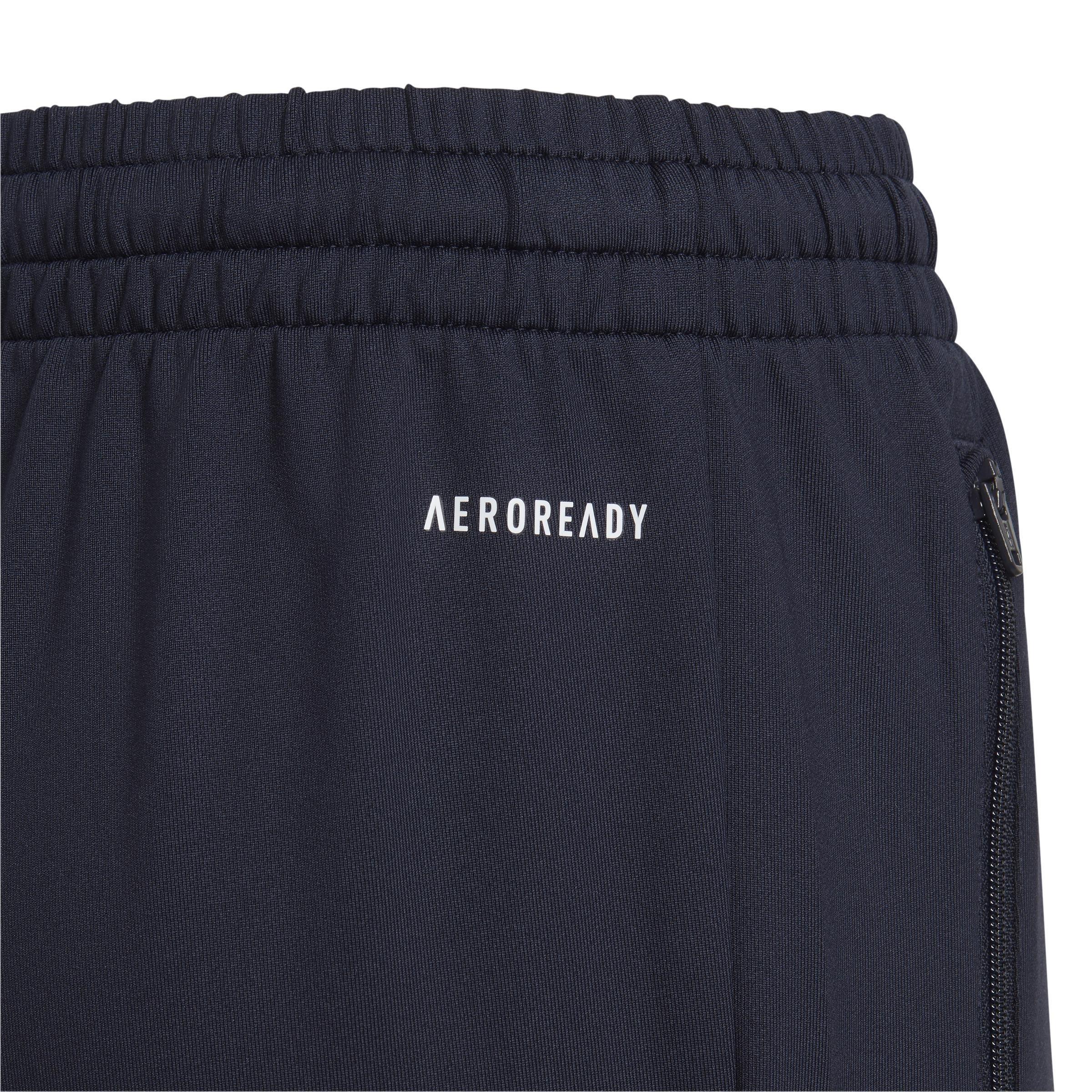 Kids Aeroready Salah Football-Inspired Tapered Joggers, Blue, A901_ONE, large image number 4