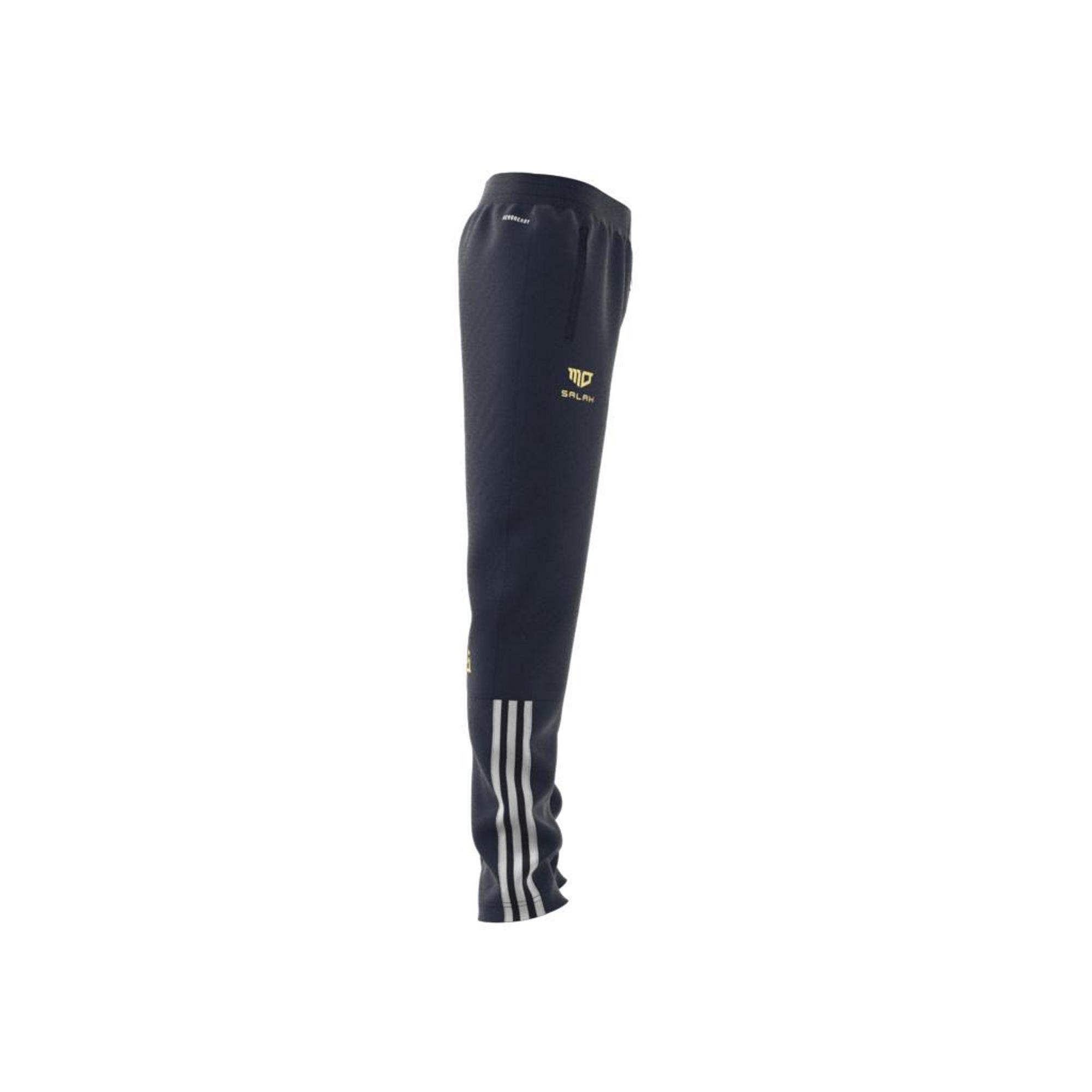 Kids Aeroready Salah Football-Inspired Tapered Joggers, Blue, A901_ONE, large image number 11