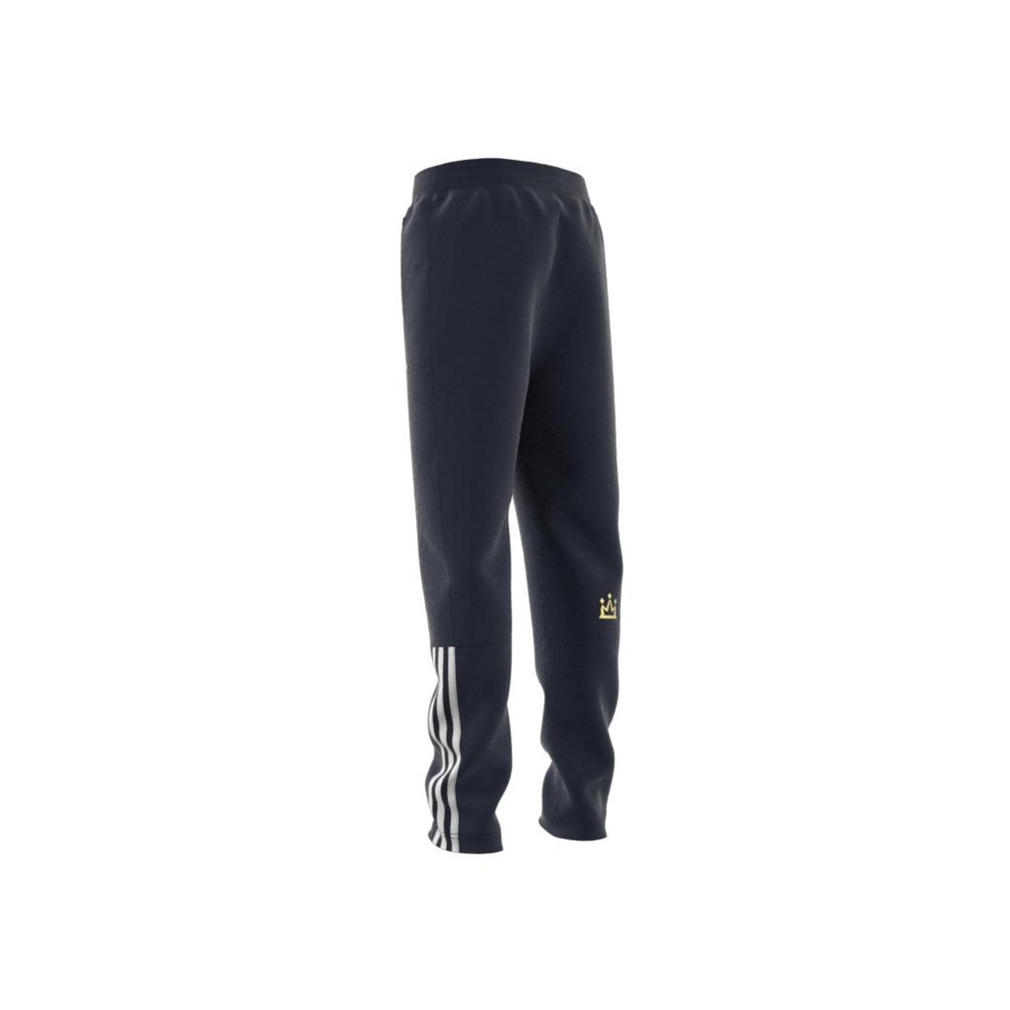 Kids Aeroready Salah Football-Inspired Tapered Joggers, Blue, A901_ONE, large image number 15