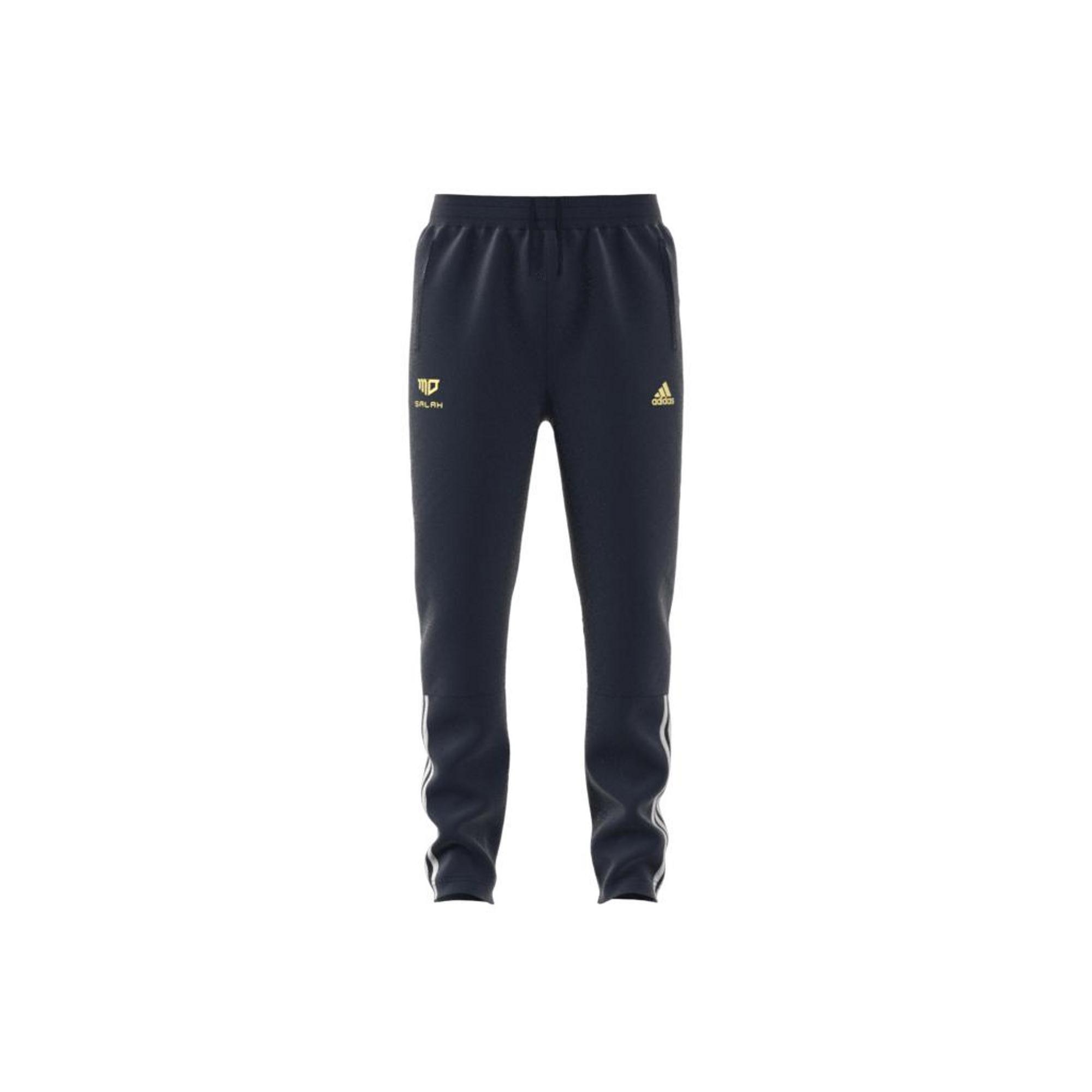 Kids Aeroready Salah Football-Inspired Tapered Joggers, Blue, A901_ONE, large image number 17