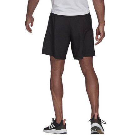 Men Aeroready Designed To Move Woven Sport Shorts, Black, A901_ONE, large image number 3