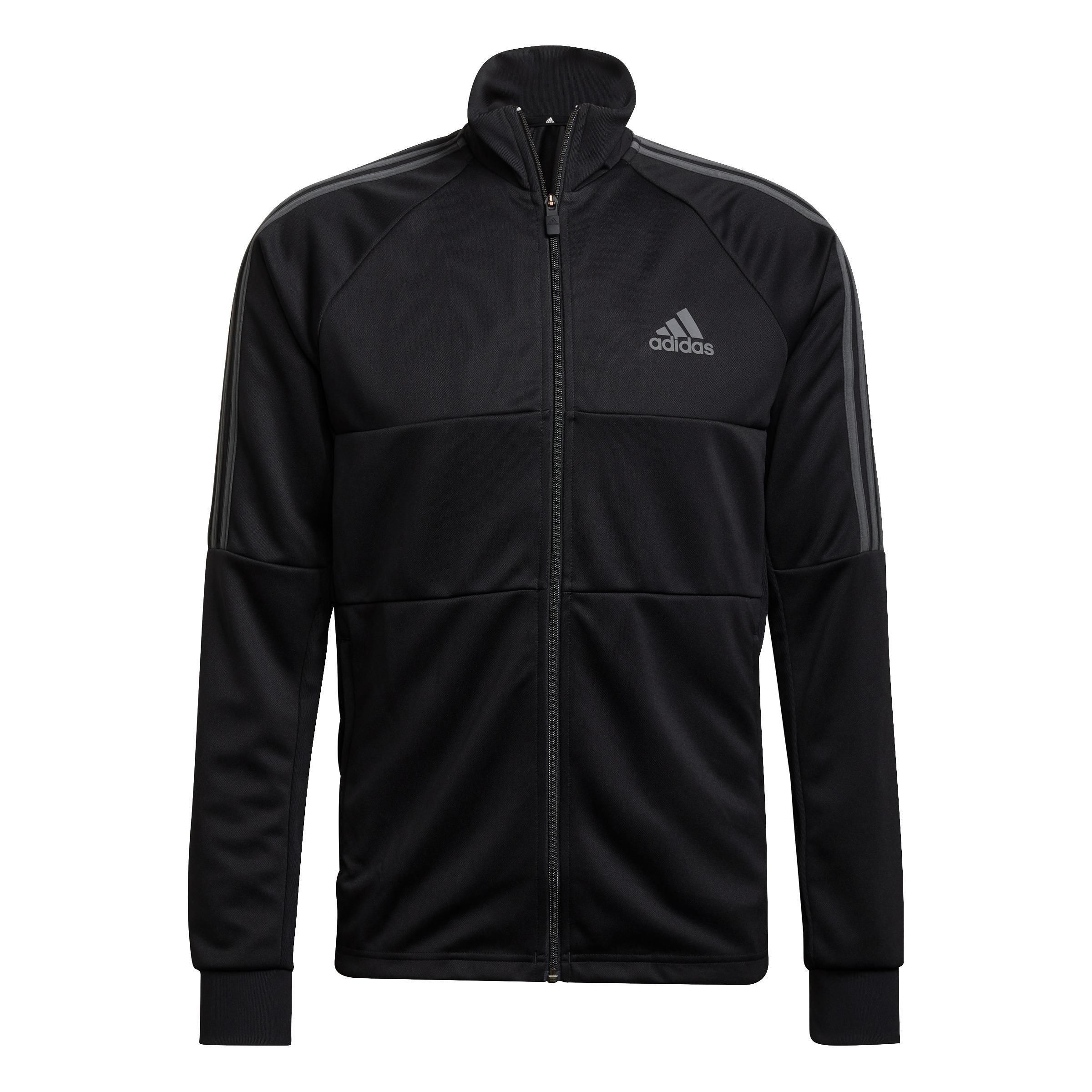 Aeroready Sereno Cut 3-Stripes Slim Track Top, Black, A901_ONE, large image number 0